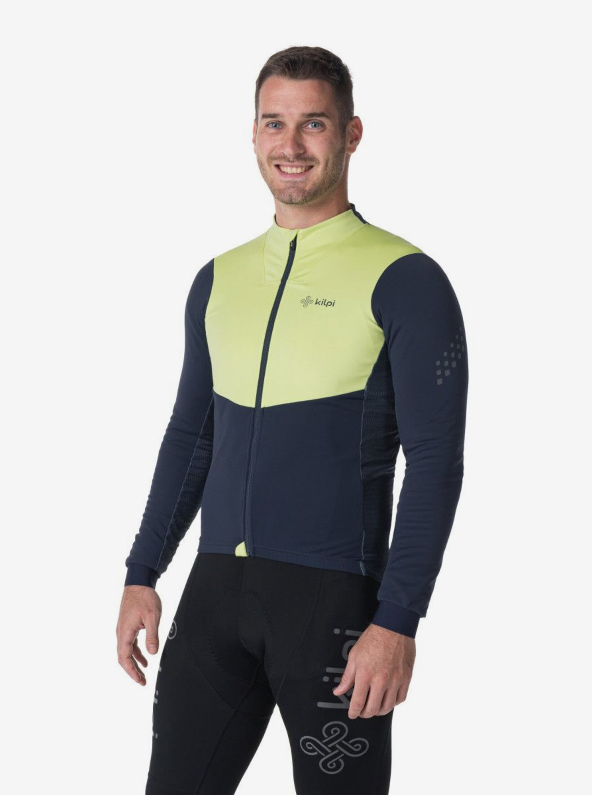 E-shop Zeleno-modrý pánský cyklistický dres Kilpi Moveto