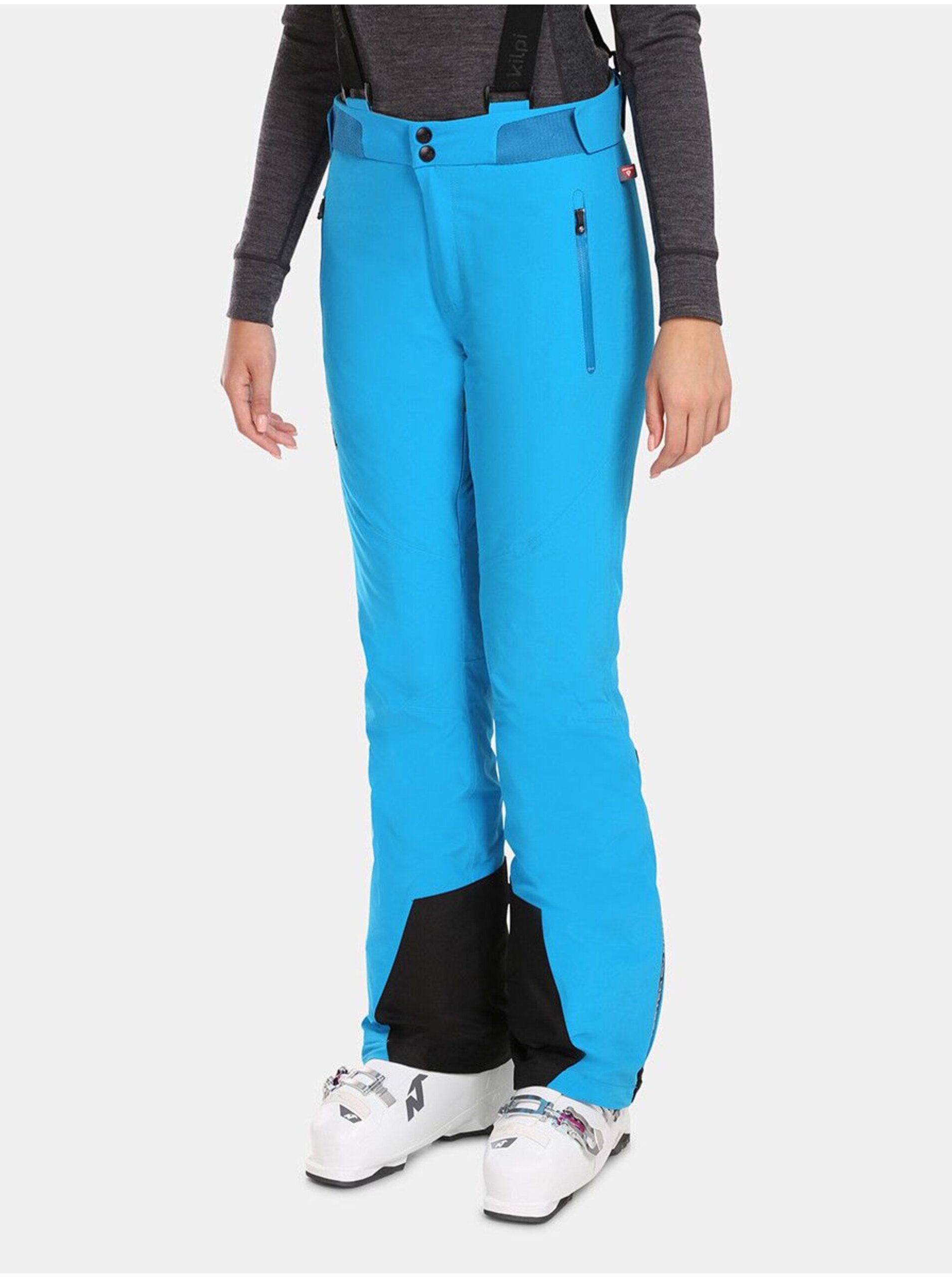 Lacno Modré dámske lyžiarske nohavice Kilpi RAVEL