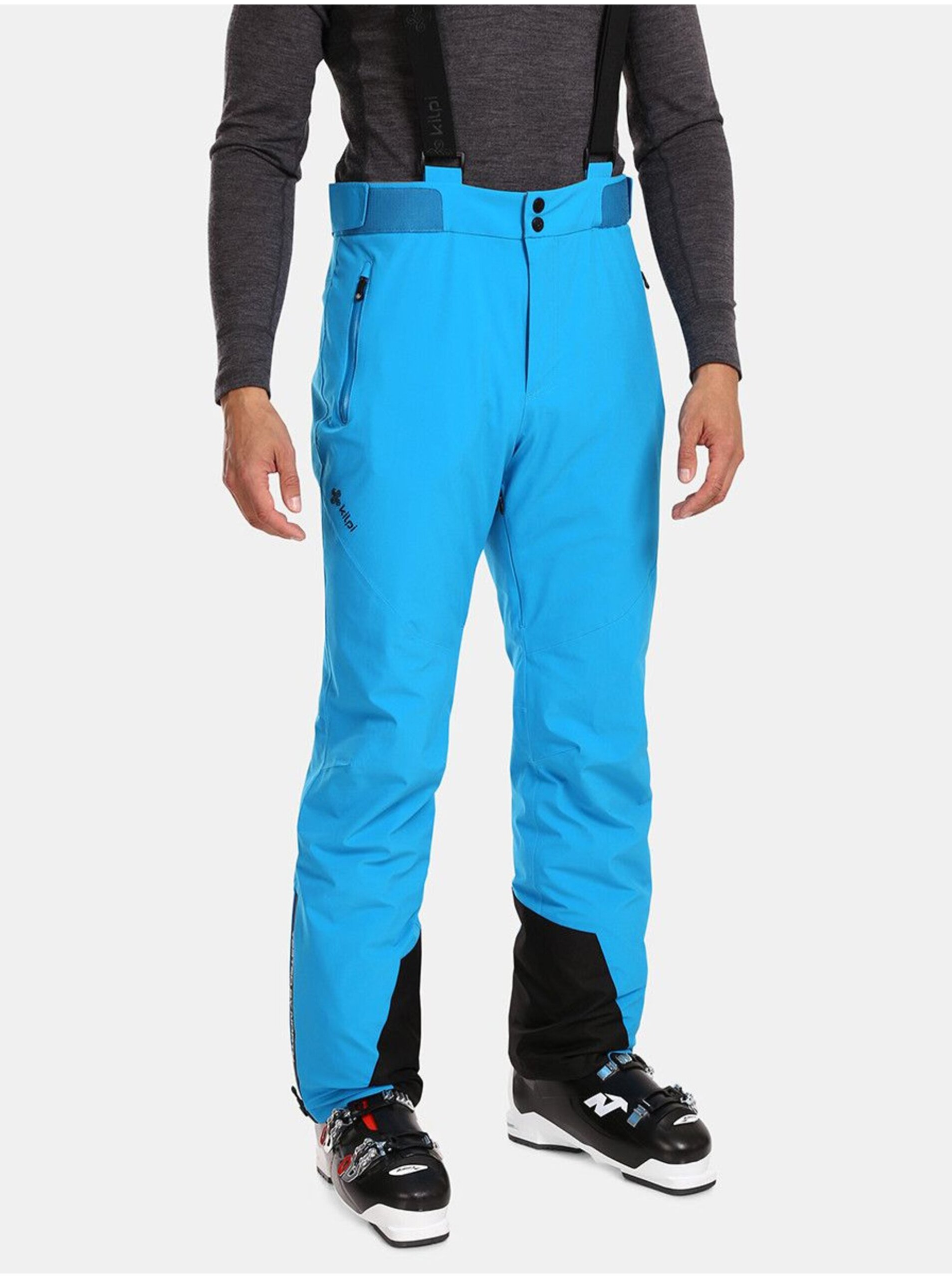 Lacno Modré pánske lyžiarske nohavice Kilpi RAVEL