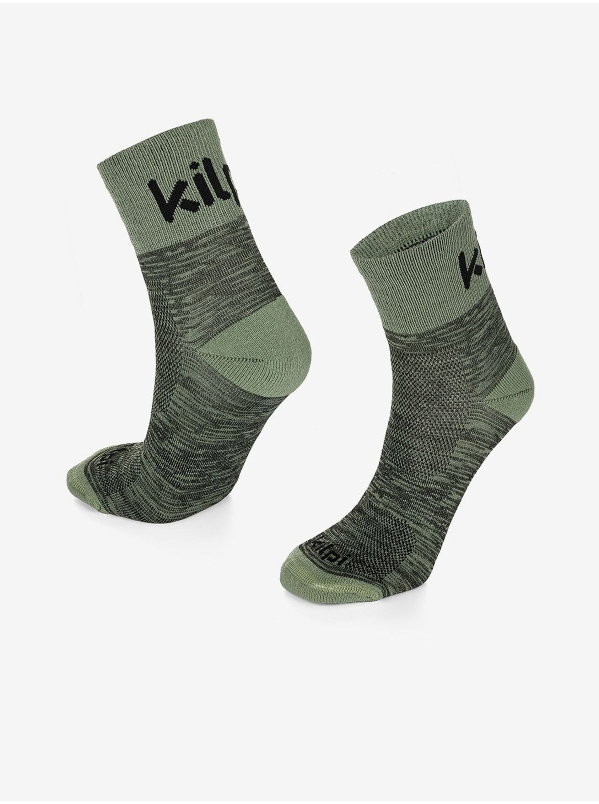 E-shop Khaki unisex sportovní ponožky Kilpi SPEED