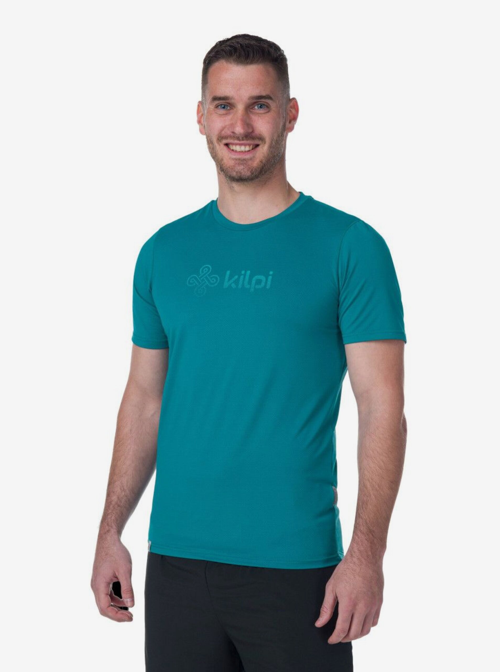 Levně Petrolejové pánské sportovní tričko Kilpi TODI