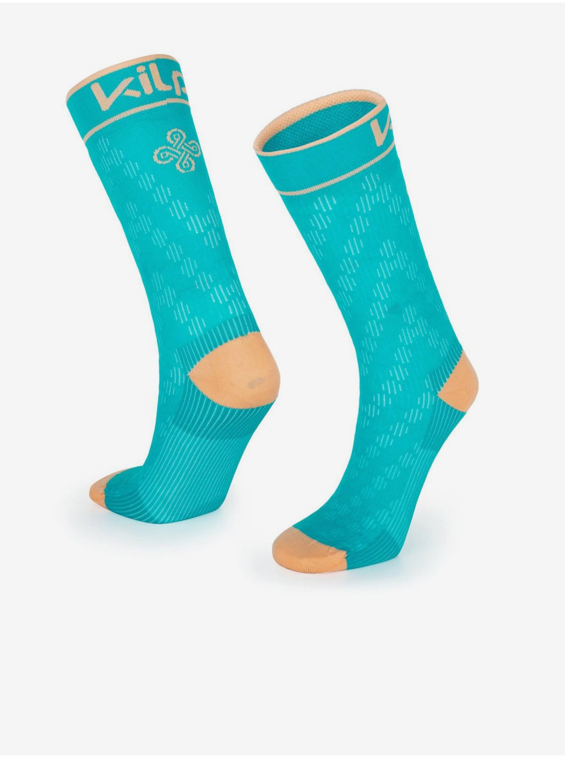 E-shop Tyrkysové unisex sportovní ponožky Kilpi CYCLER