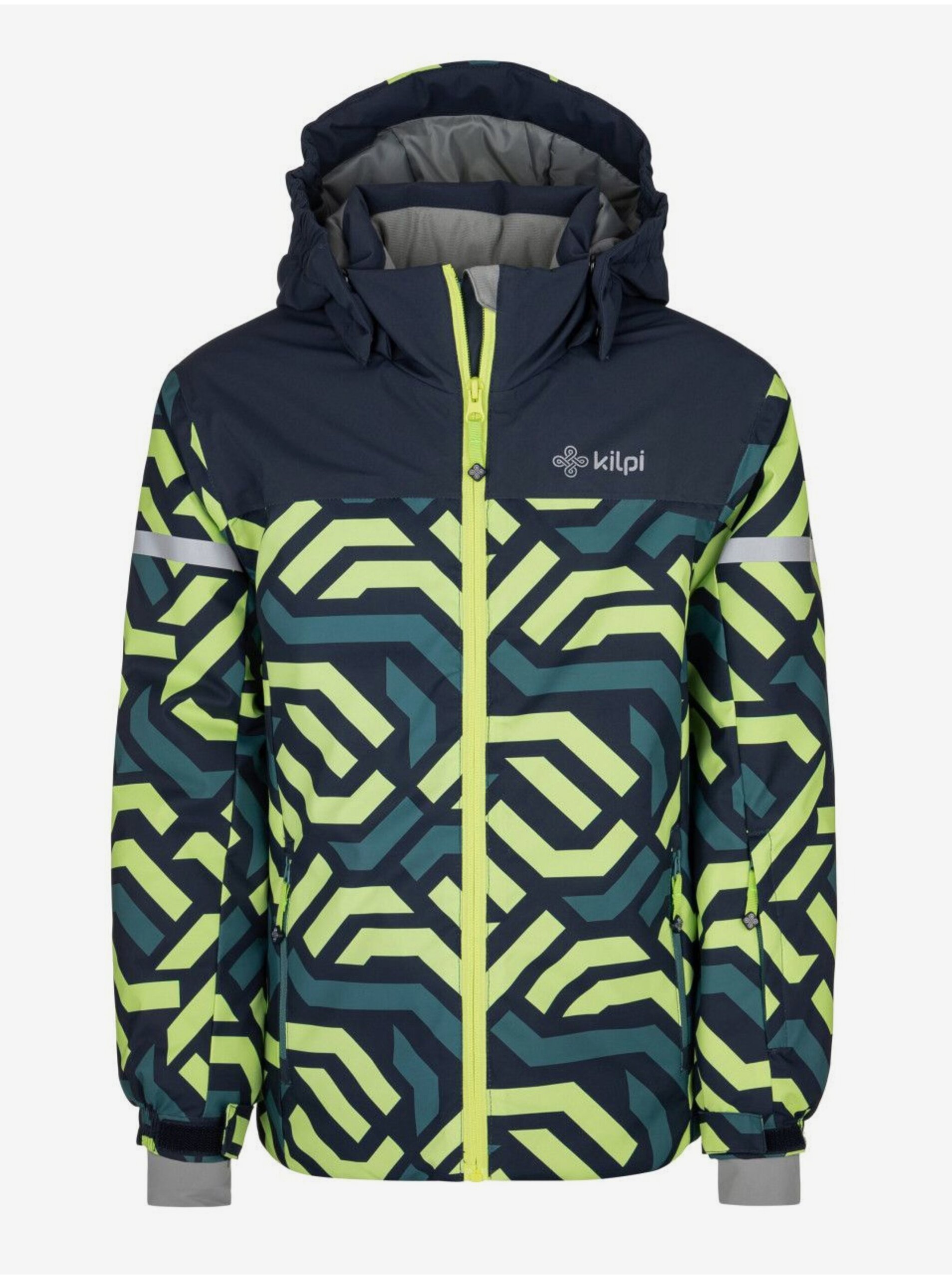 E-shop Tmavě modrá klučičí lyžařská zimní bunda Kilpi Ateni