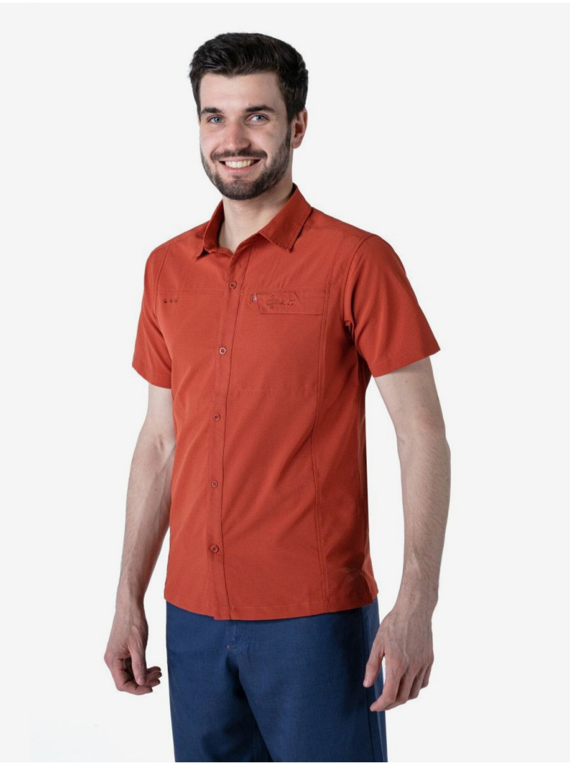 E-shop Červená pánská sportovní košile Kilpi Bombay