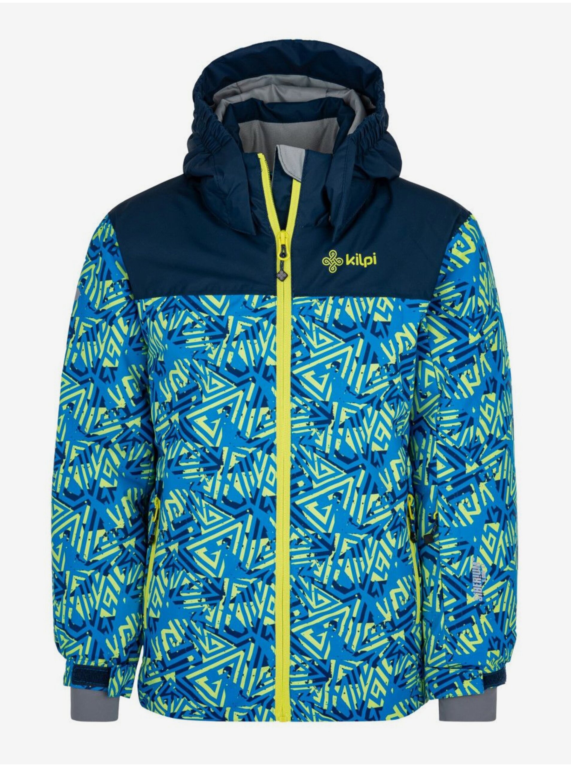 Lacno Modrá chlapčenská lyžiarska zimná bunda Kilpi Ateni-JB