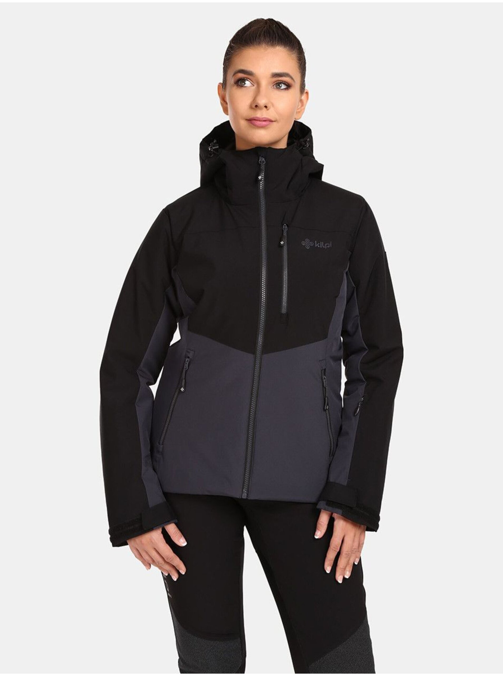 Levně Černá dámská lyžařská bunda Kilpi Flip-W