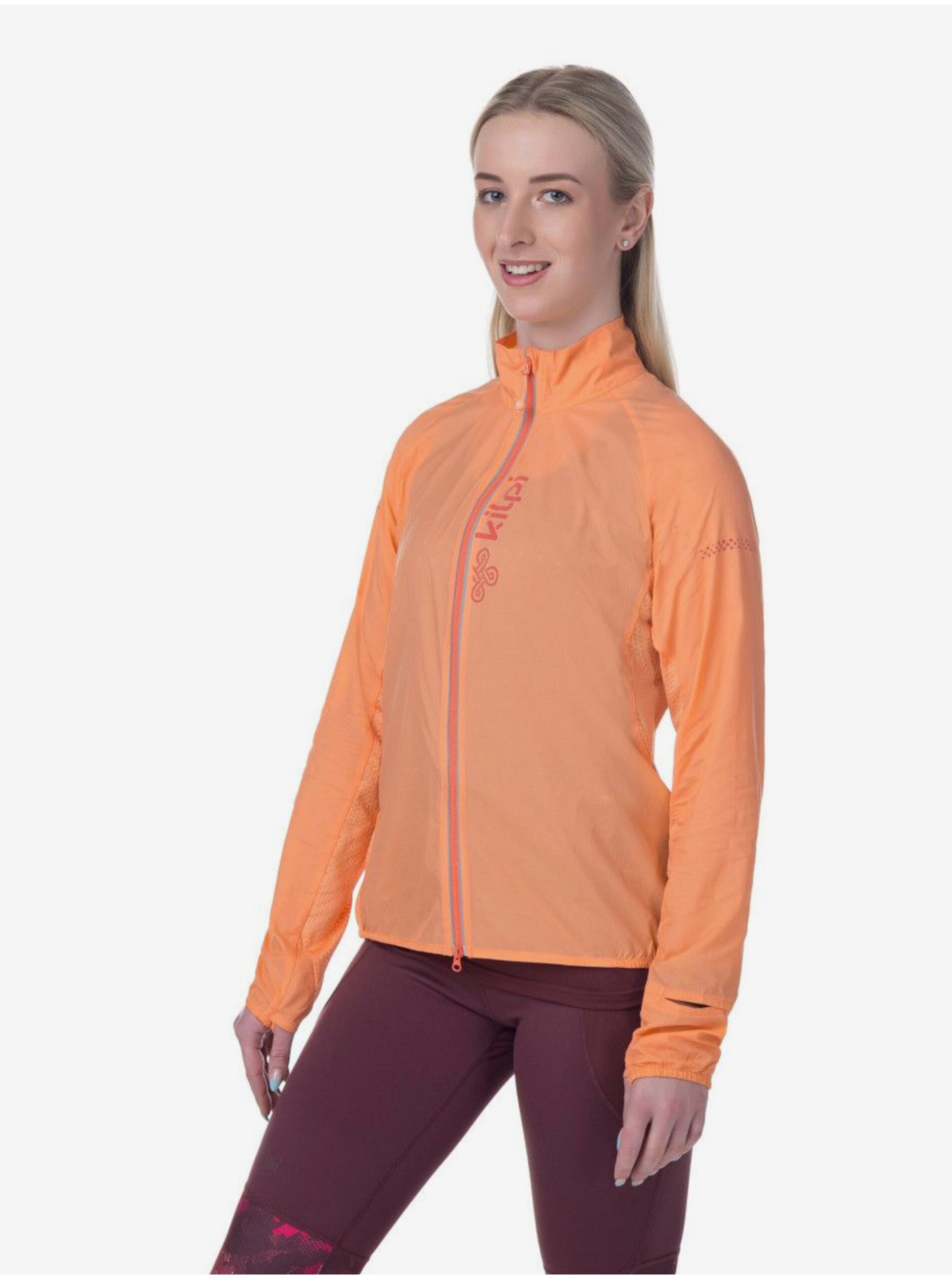 Lacno Oranžová dámska športová bunda Kilpi TIRANO-W