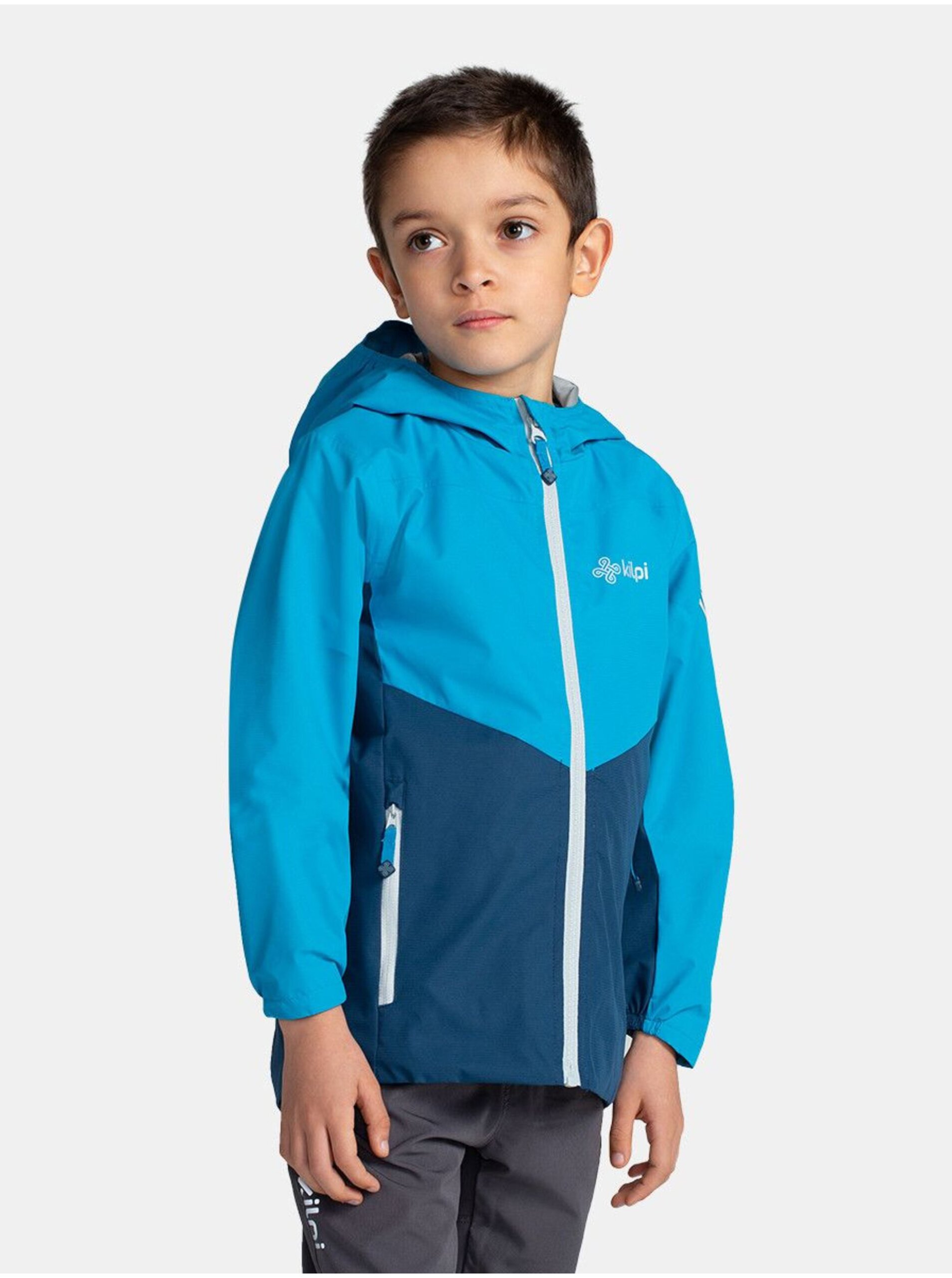 Lacno Modrá chlapčenská outdoorová bunda Kilpi Orleti