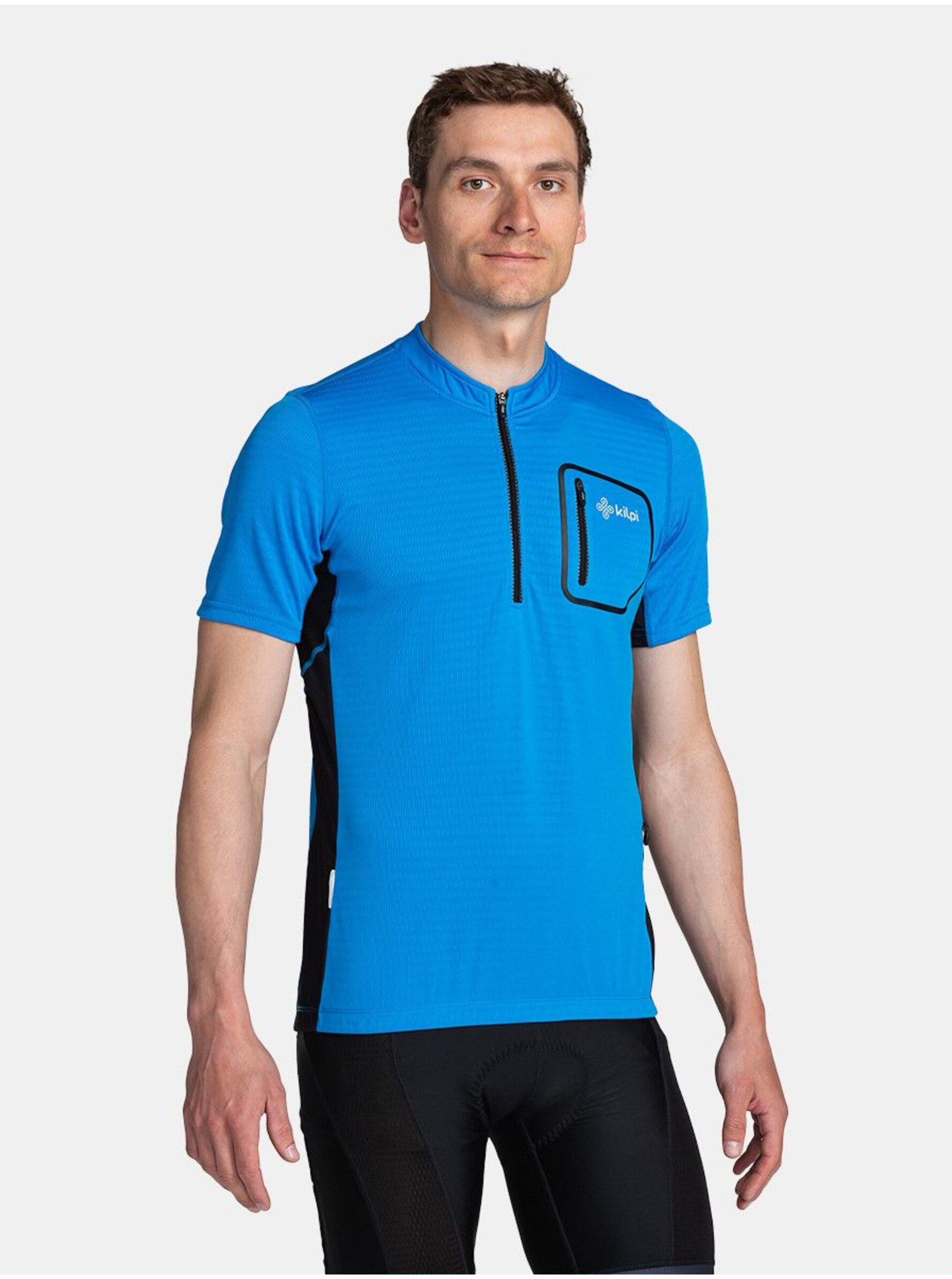 Levně Modré pánské cyklistické tričko Kilpi Meledo
