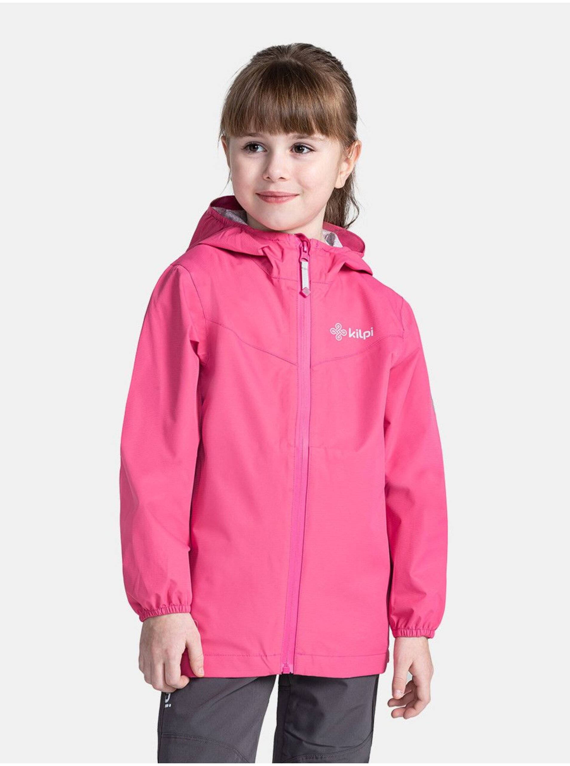 E-shop Růžová holčičí nepromokavá bunda Kilpi Damiri