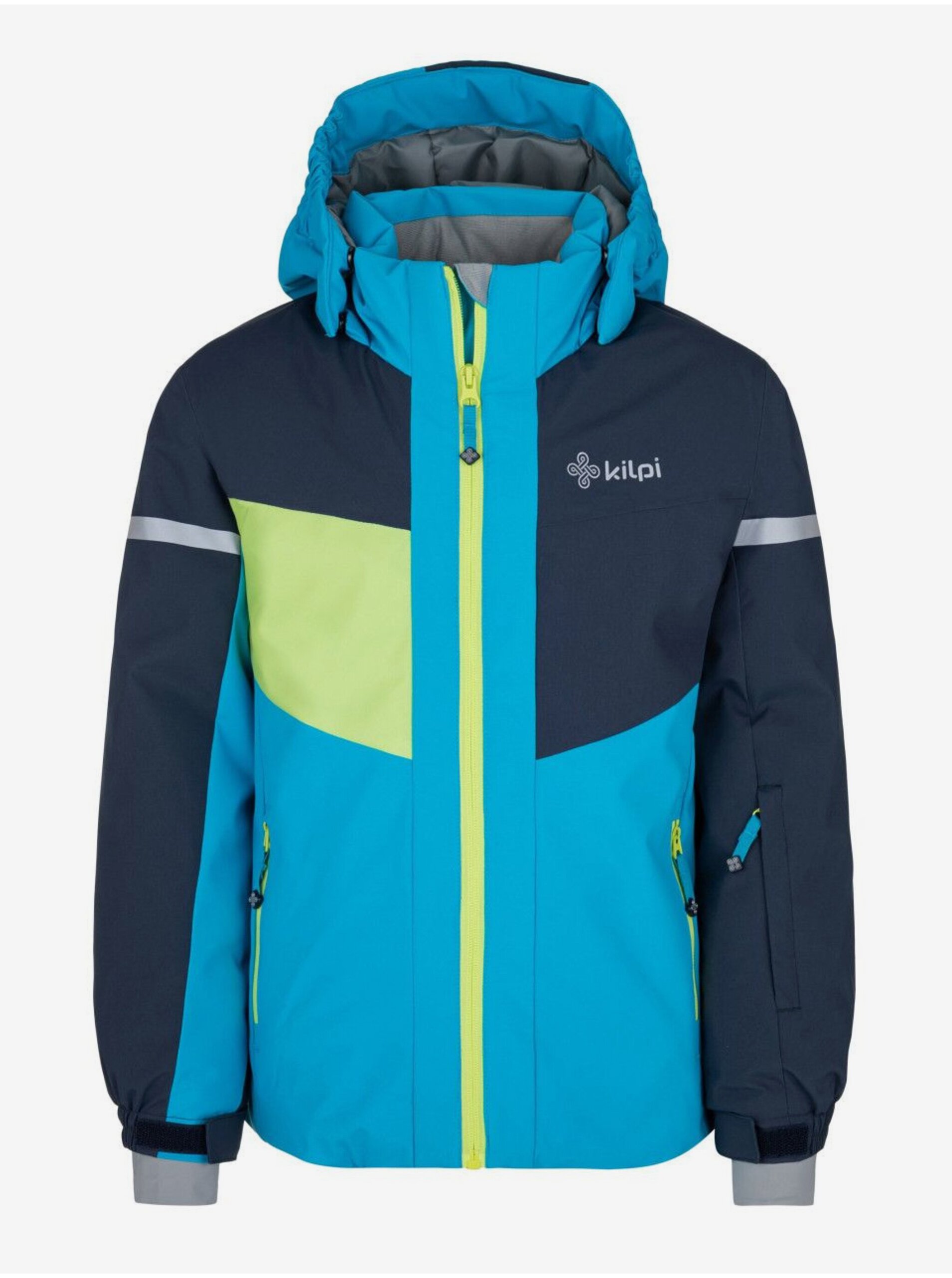 Levně Modrá klučičí lyžařská zimní bunda Kilpi Ateni