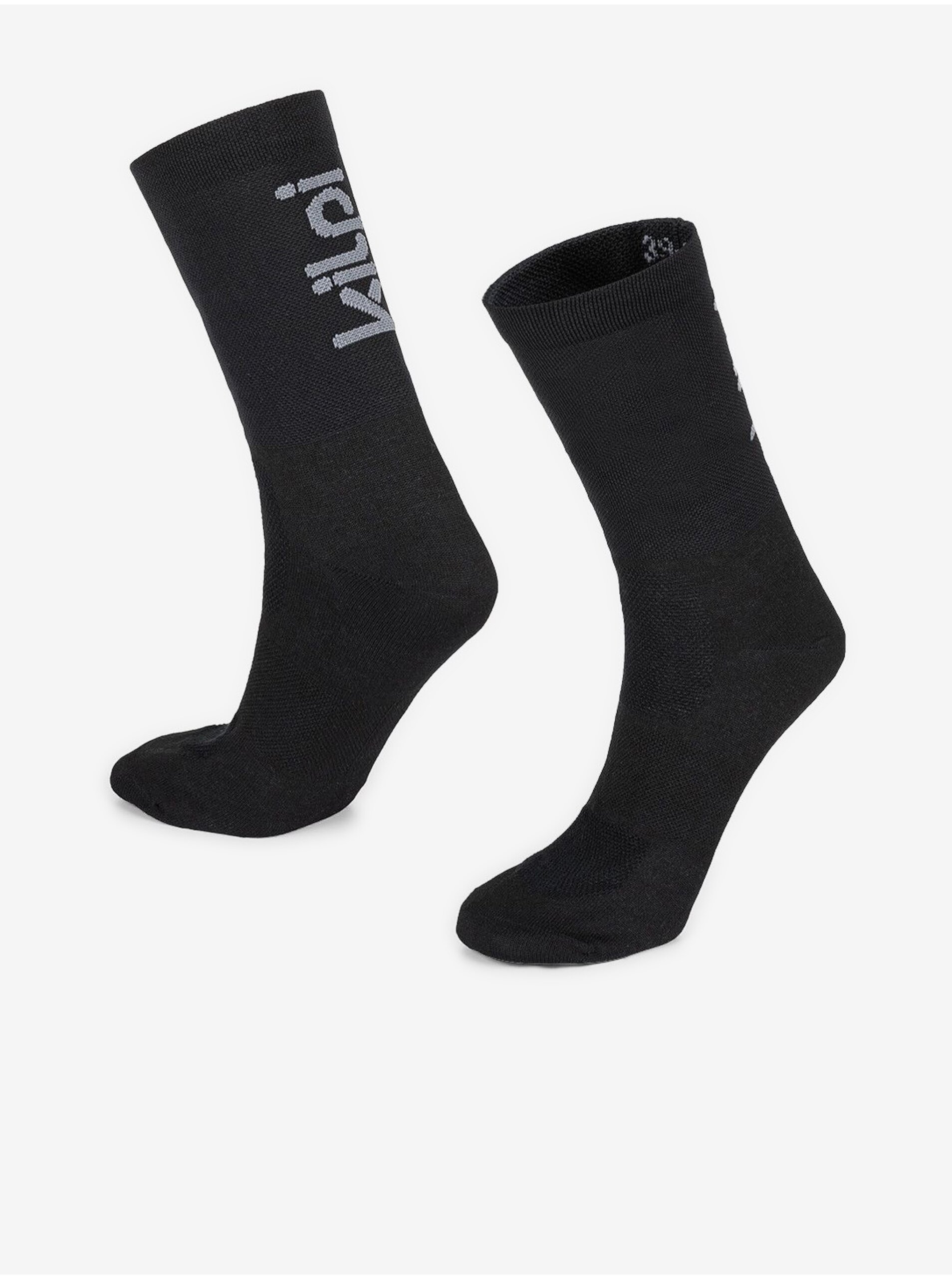 Lacno Čierne unisex ponožky Kilpi Cycler