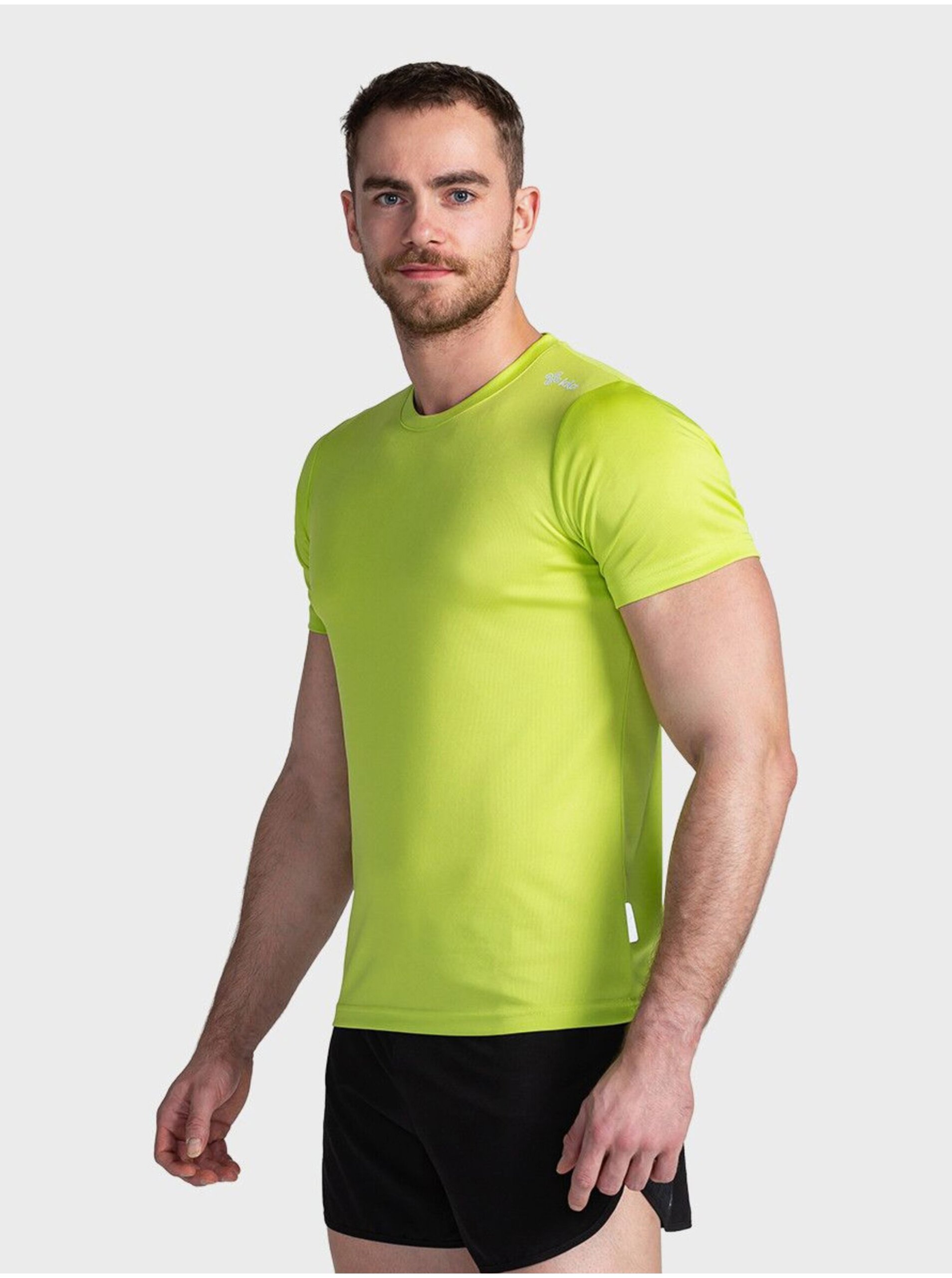 Lacno Svetlo zelené pánske športové tričko Kilpi DIMA