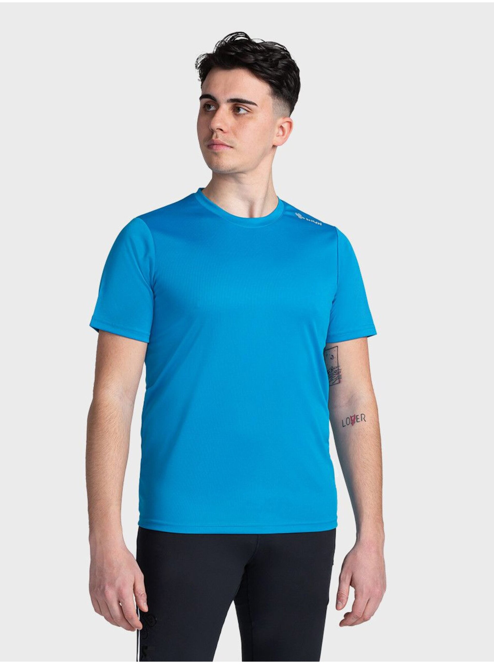 Levně Modré pánské sportovní tričko Kilpi DIMA