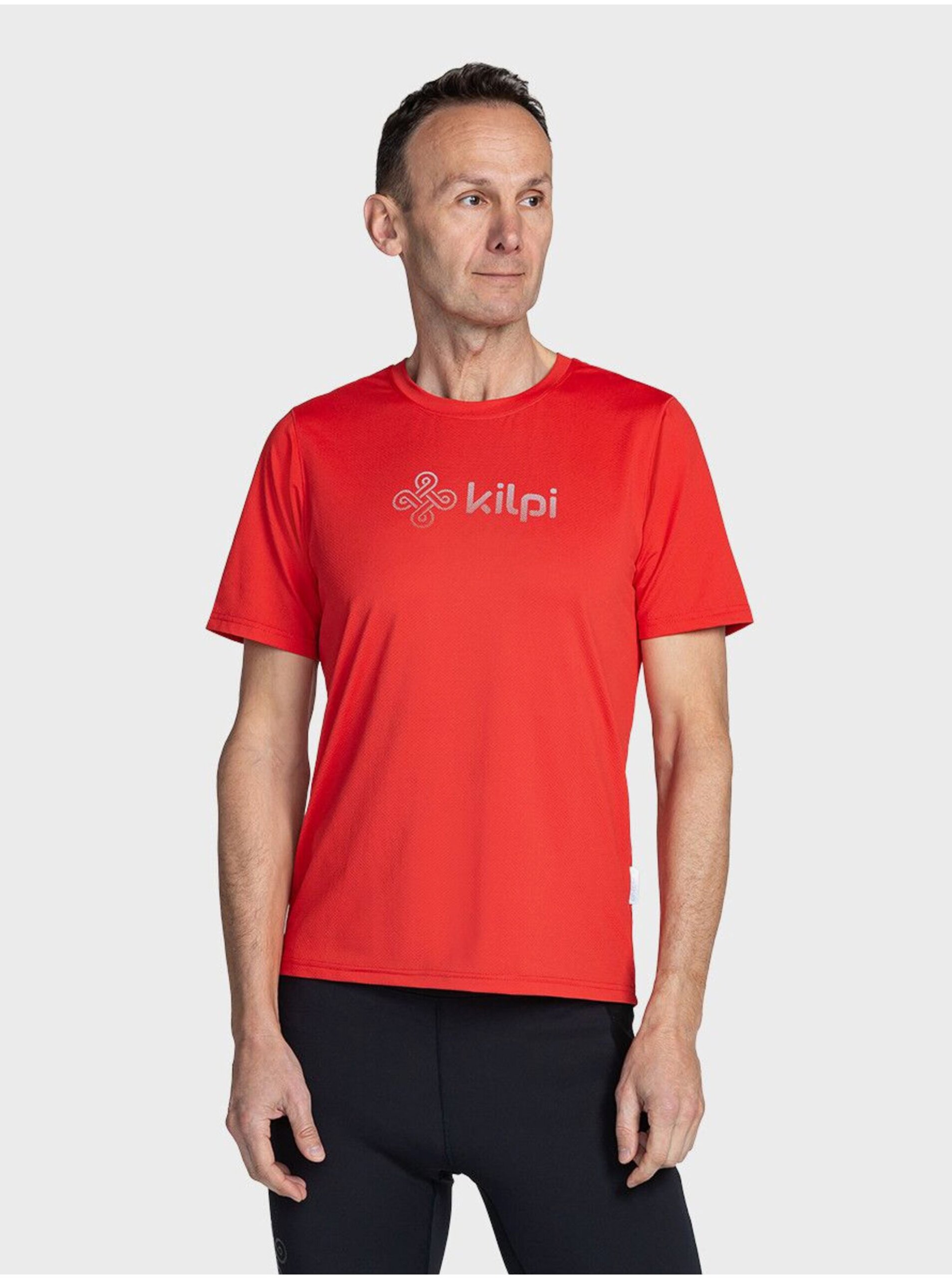Levně Červené pánské sportovní tričko Kilpi TODI