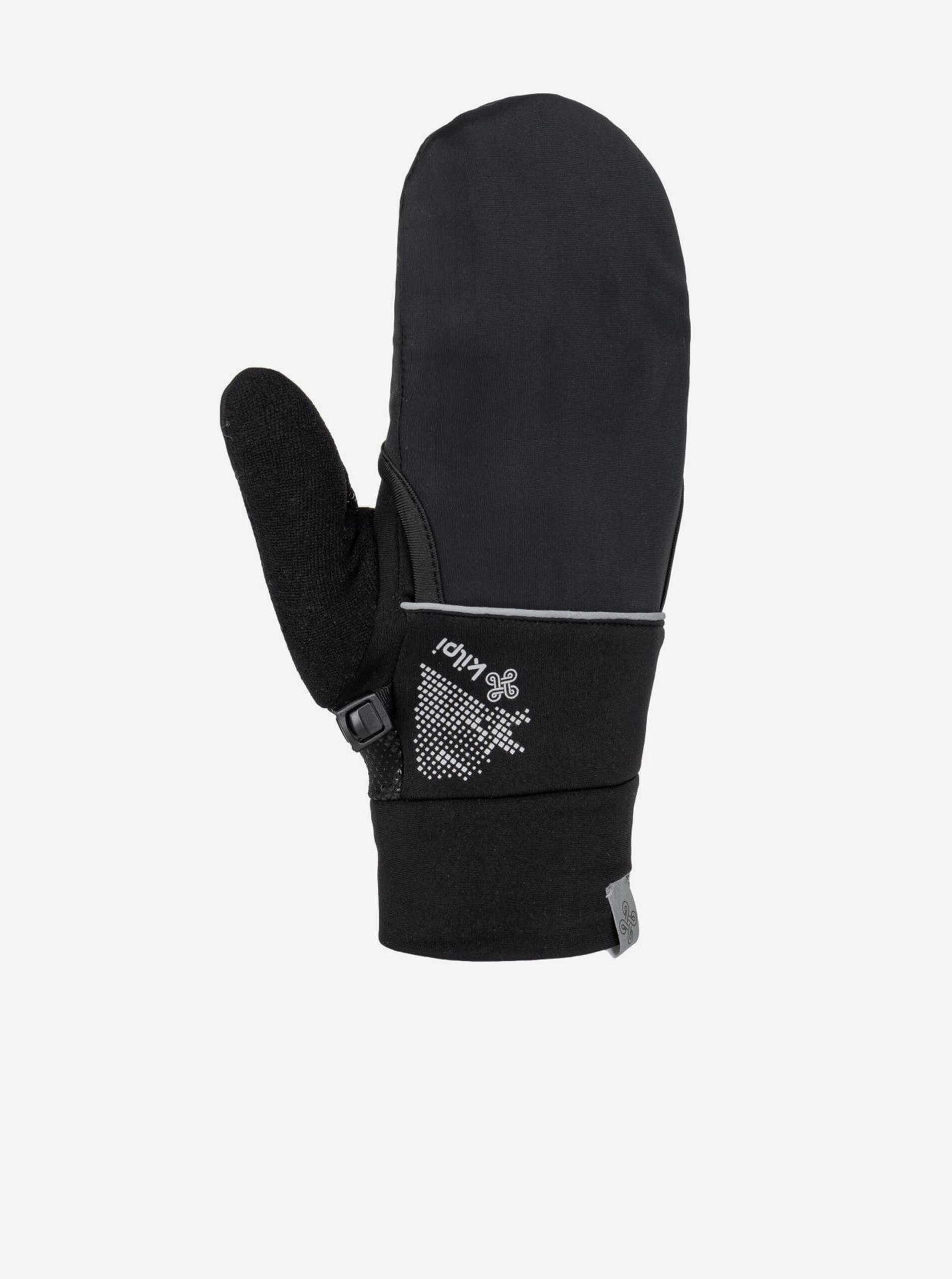 Levně Černé dámské sportovní rukavice Kilpi DRAG