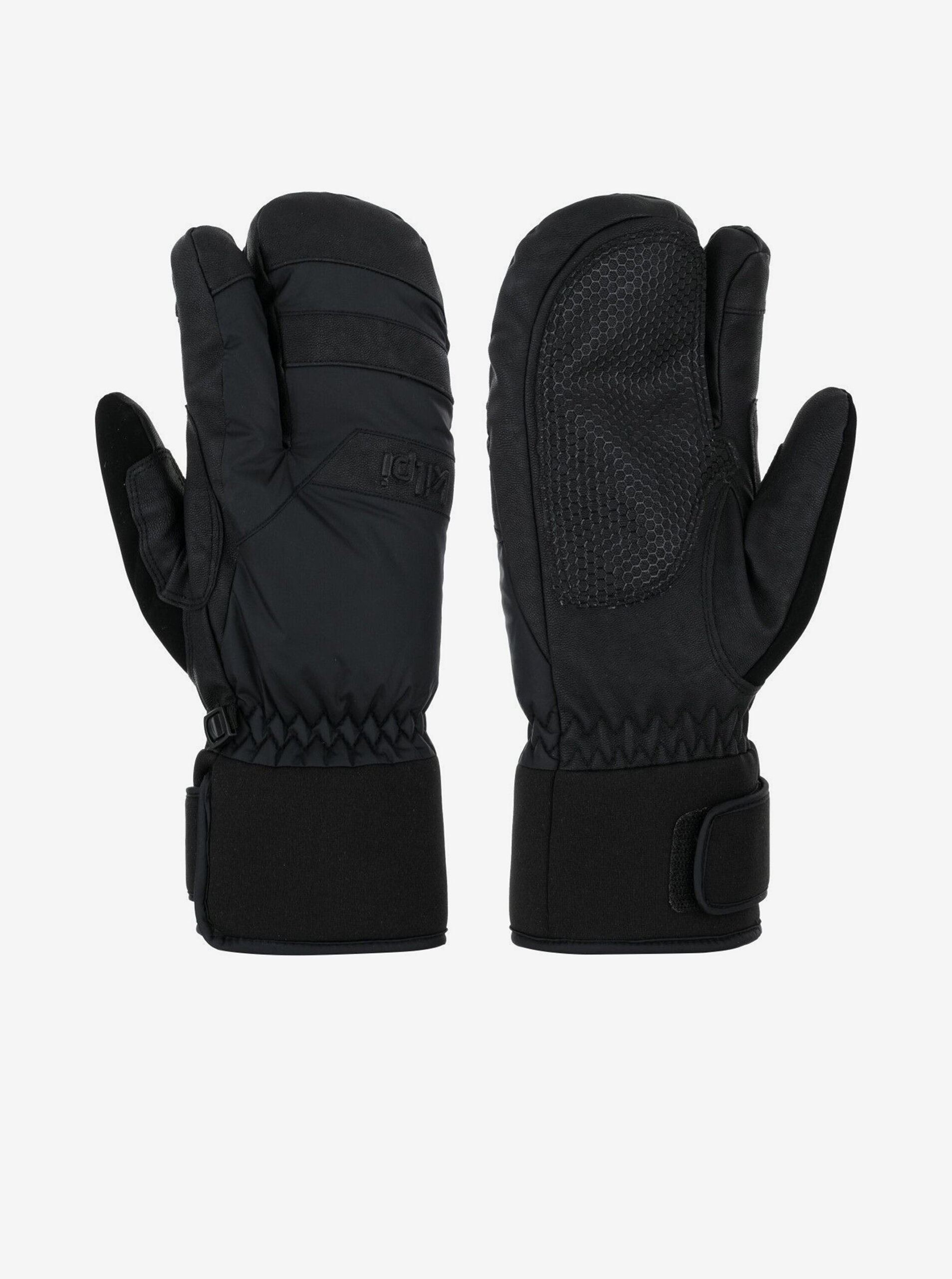 Lacno Čierne unisex lyžiarske rukavice Kilpi TRINO
