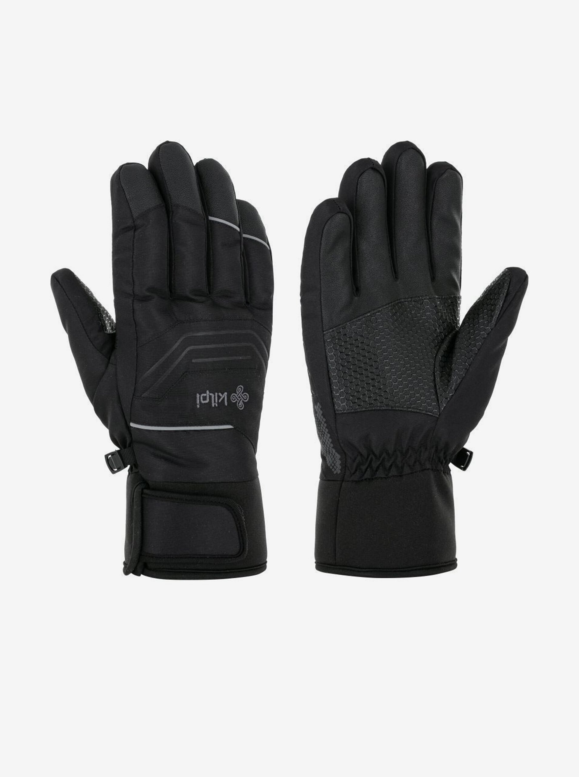 Lacno Čierne unisex lyžiarske rukavice Kilpi SKIMI