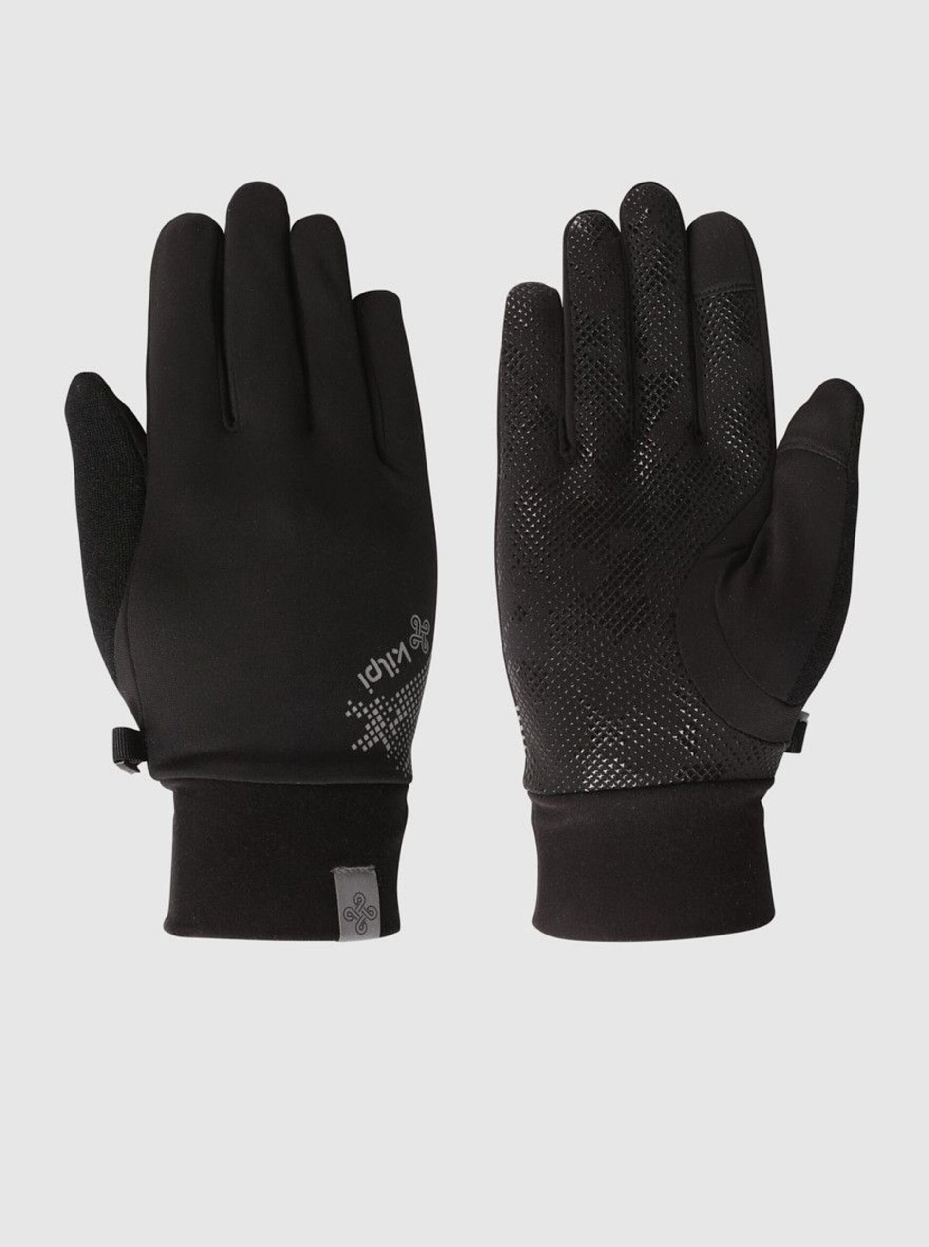 Lacno Čierne unisex športové rukavice Kilpi CASPI