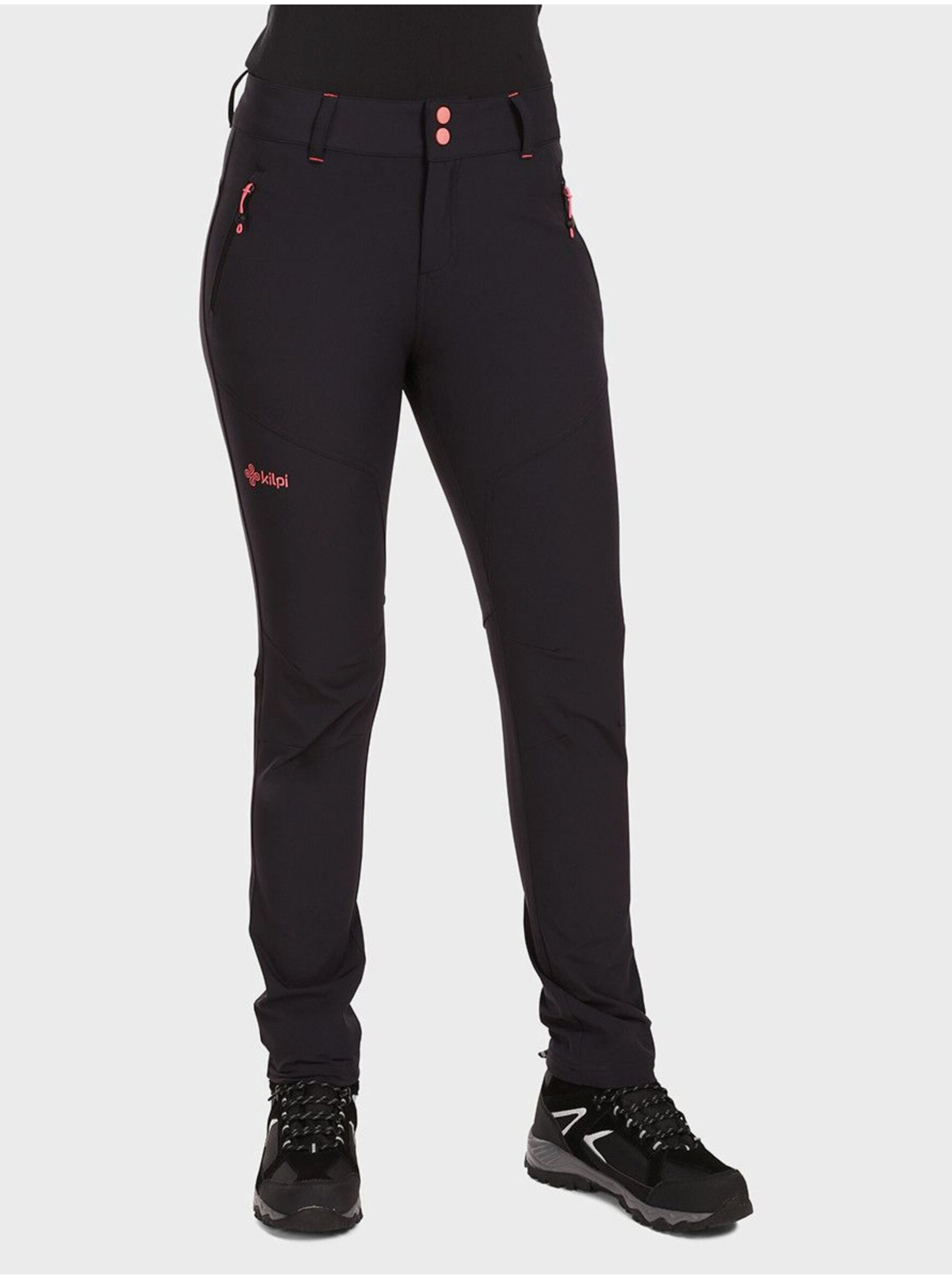 E-shop Černé dámské outdoorové kalhoty KILPI LAGO