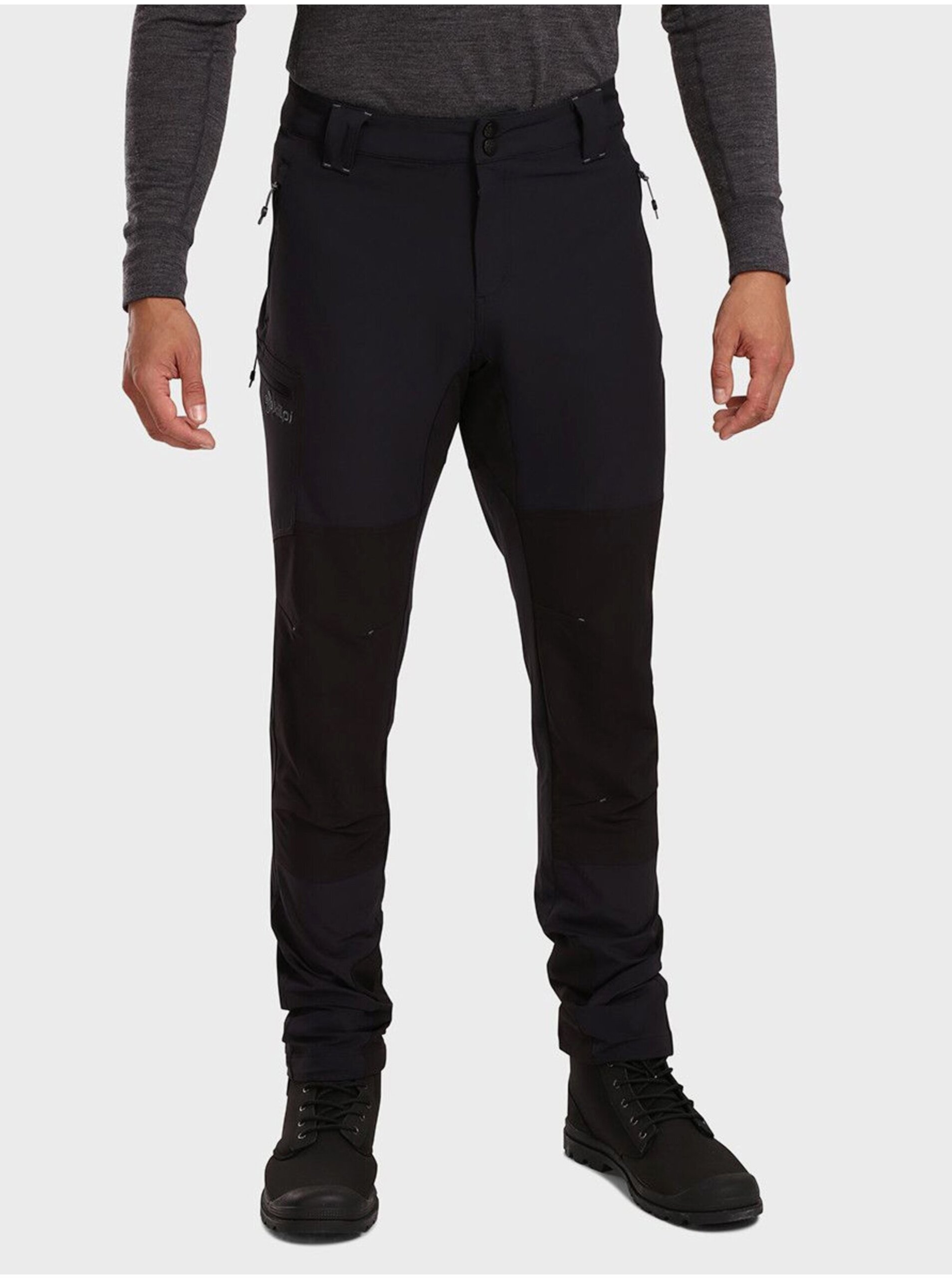 Lacno Čierne pánske outdoorové nohavice KILPI TIDE