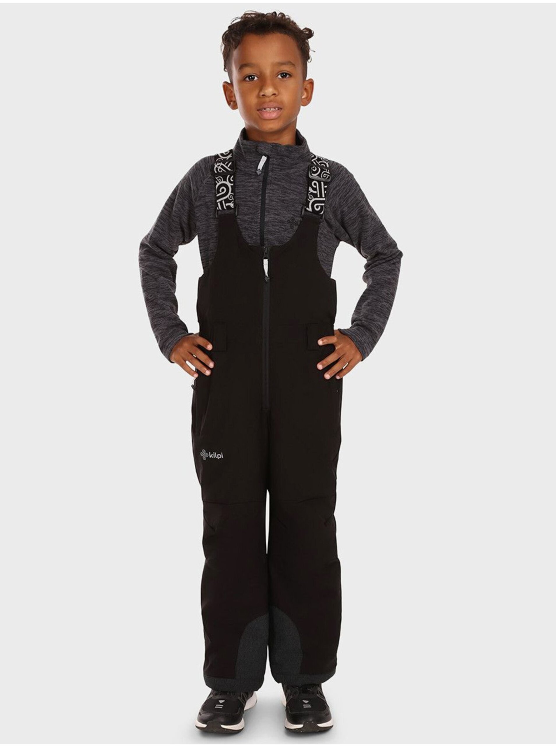 E-shop Černé dětské lyžařské kalhoty Kilpi CHARLIE
