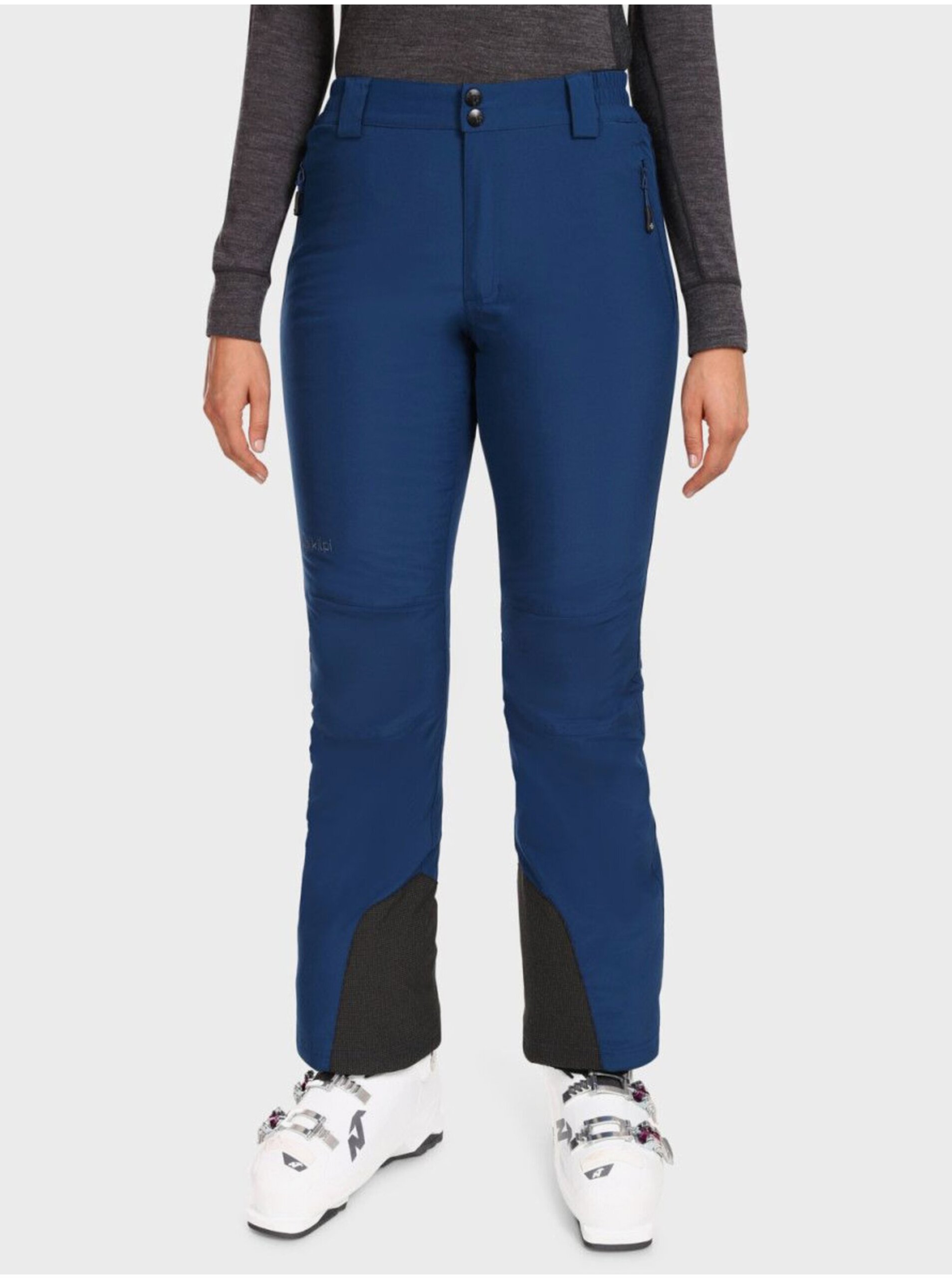 Levně Tmavě modré dámské lyžařské kalhoty KILPI GABONE