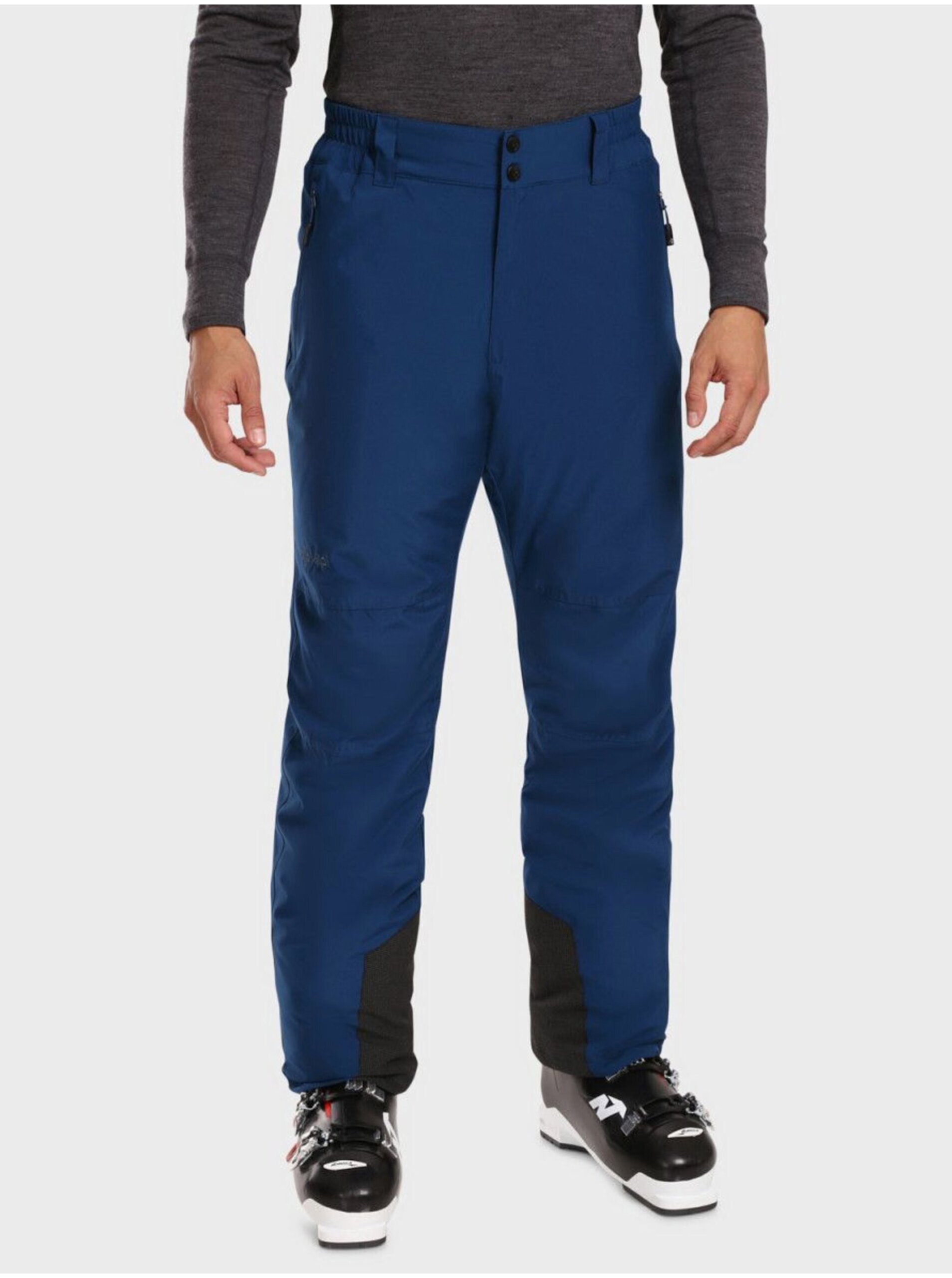 Levně Tmavě modré pánské lyžařské kalhoty KILPI GABONE