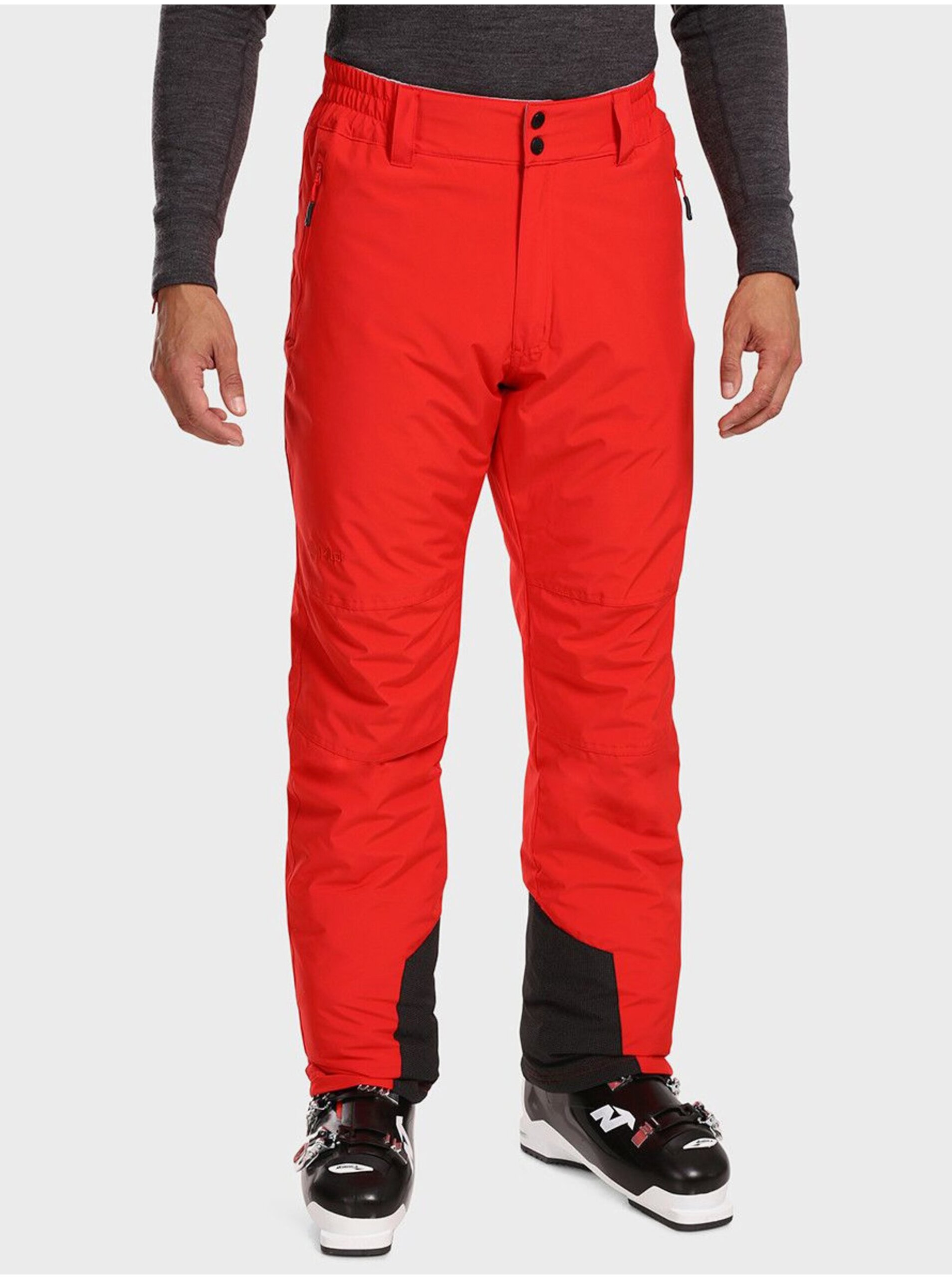 Levně Červené pánské lyžařské kalhoty KILPI GABONE