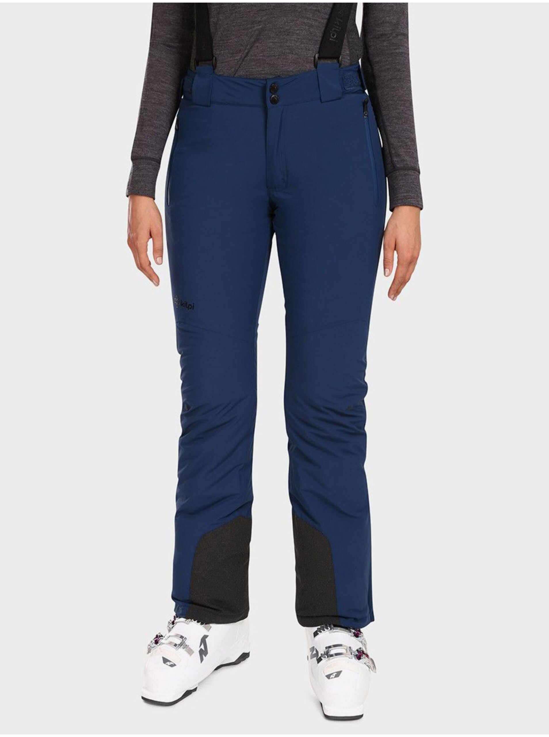 Levně Tmavě modré dámské lyžařské kalhoty KILPI EURINA