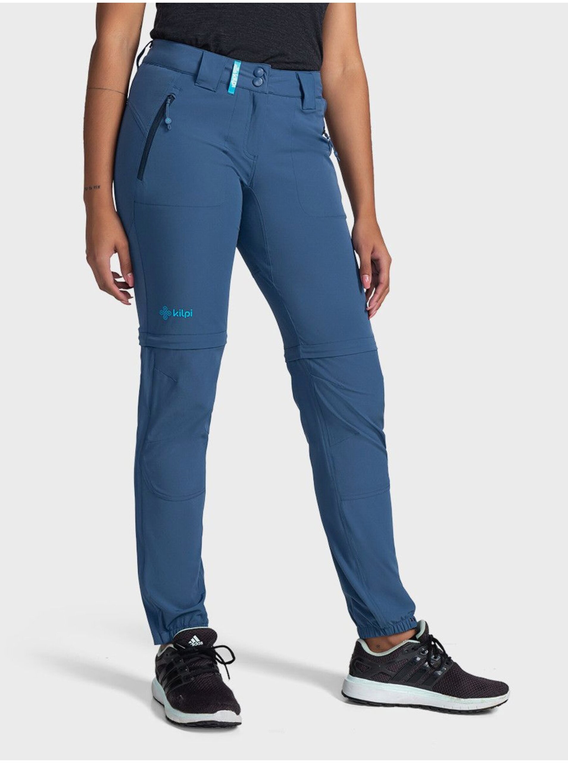 Levně Modré dámské outdoorové kalhoty Kilpi HOSIO