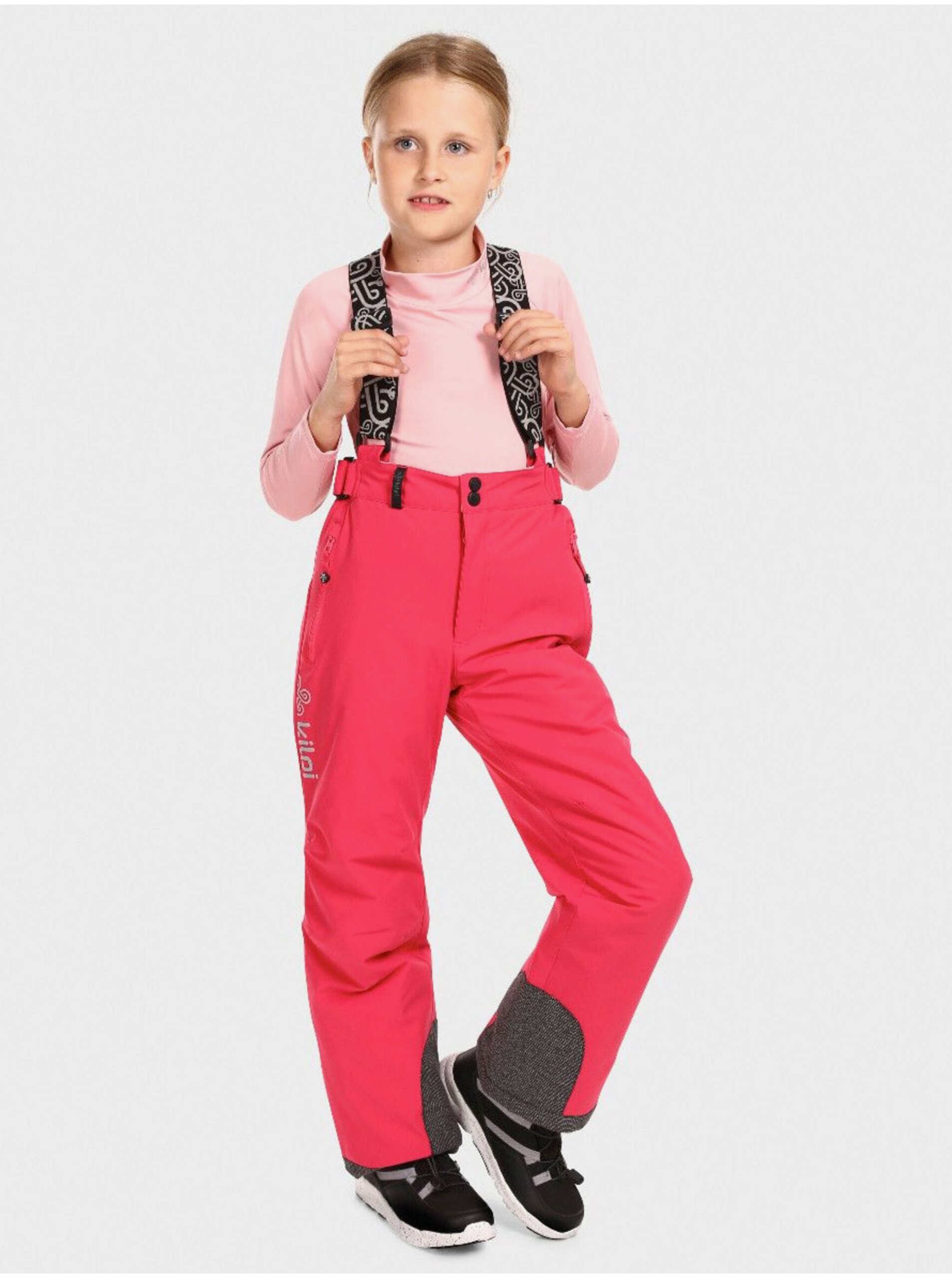 Levně Růžové holčičí lyžařské kalhoty KILPI MIMAS