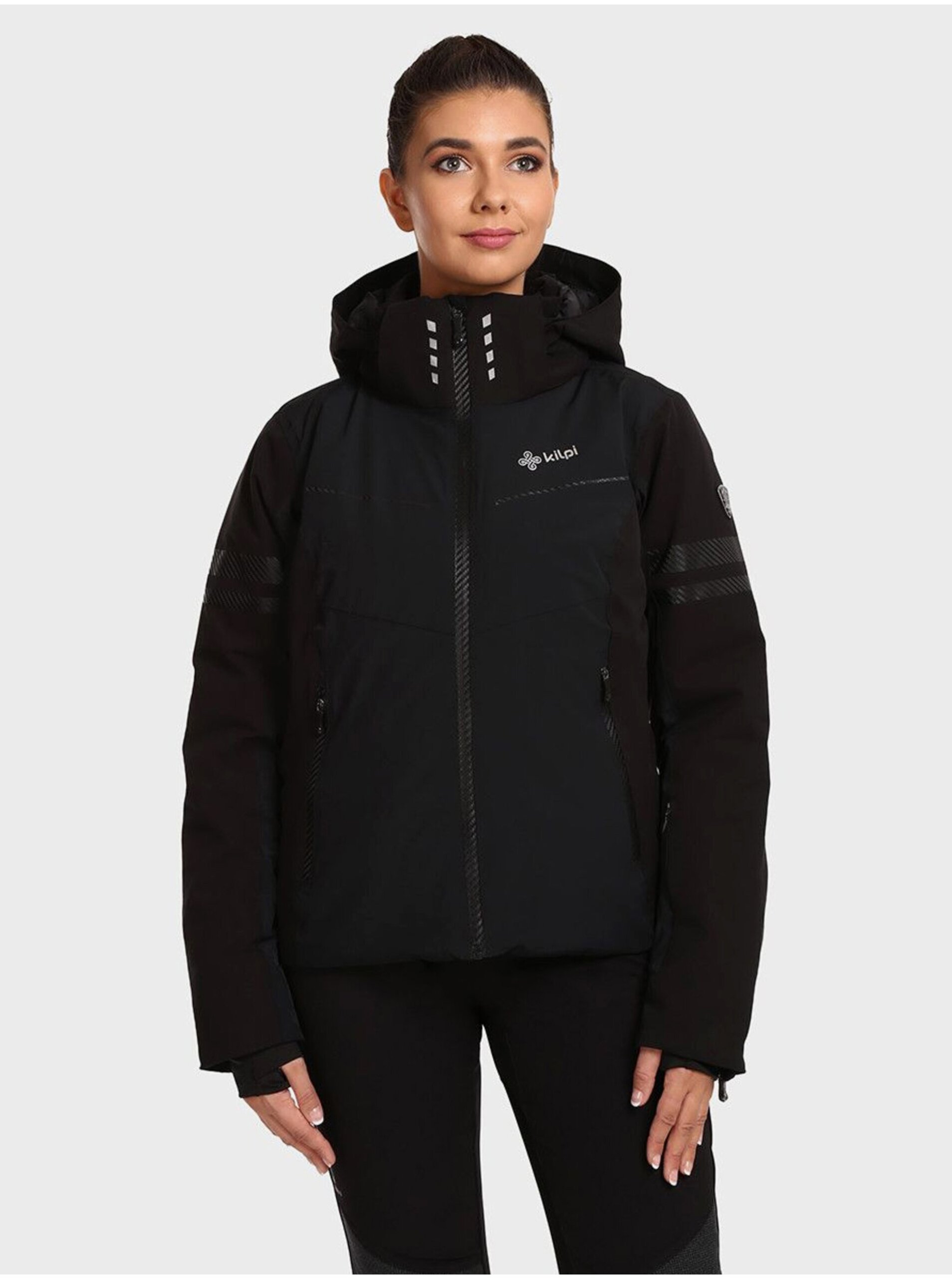Levně Černá dámská lyžařská bunda Kilpi LORIEN
