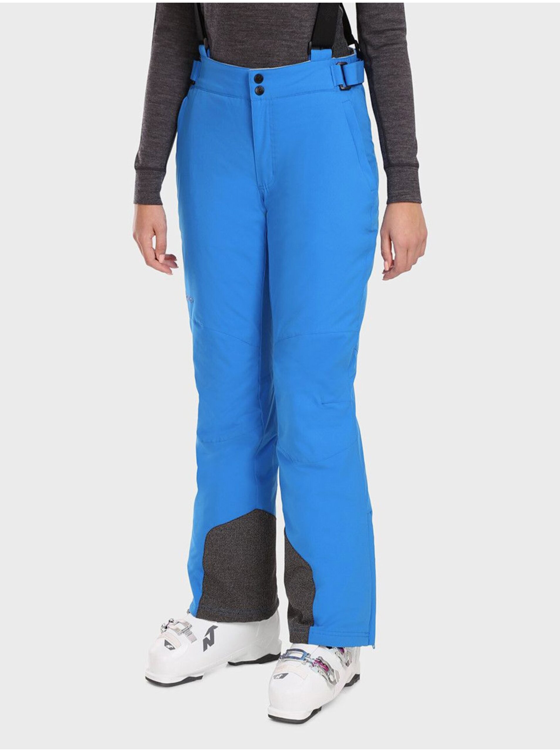 Levně Modré dámské lyžařské kalhoty KILPI ELARE
