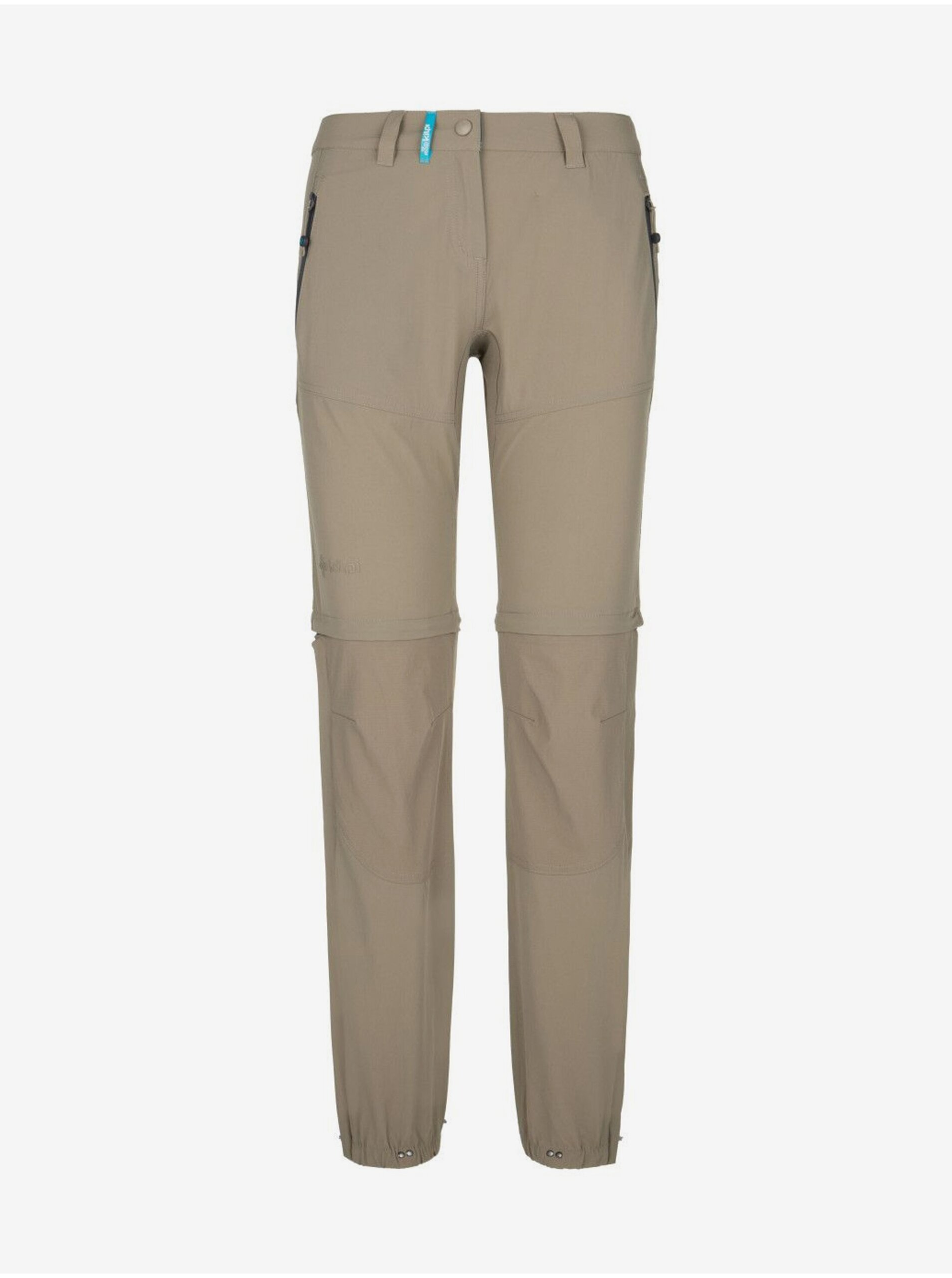 Levně Béžové dámské outdoorové kalhoty Kilpi HOSIO