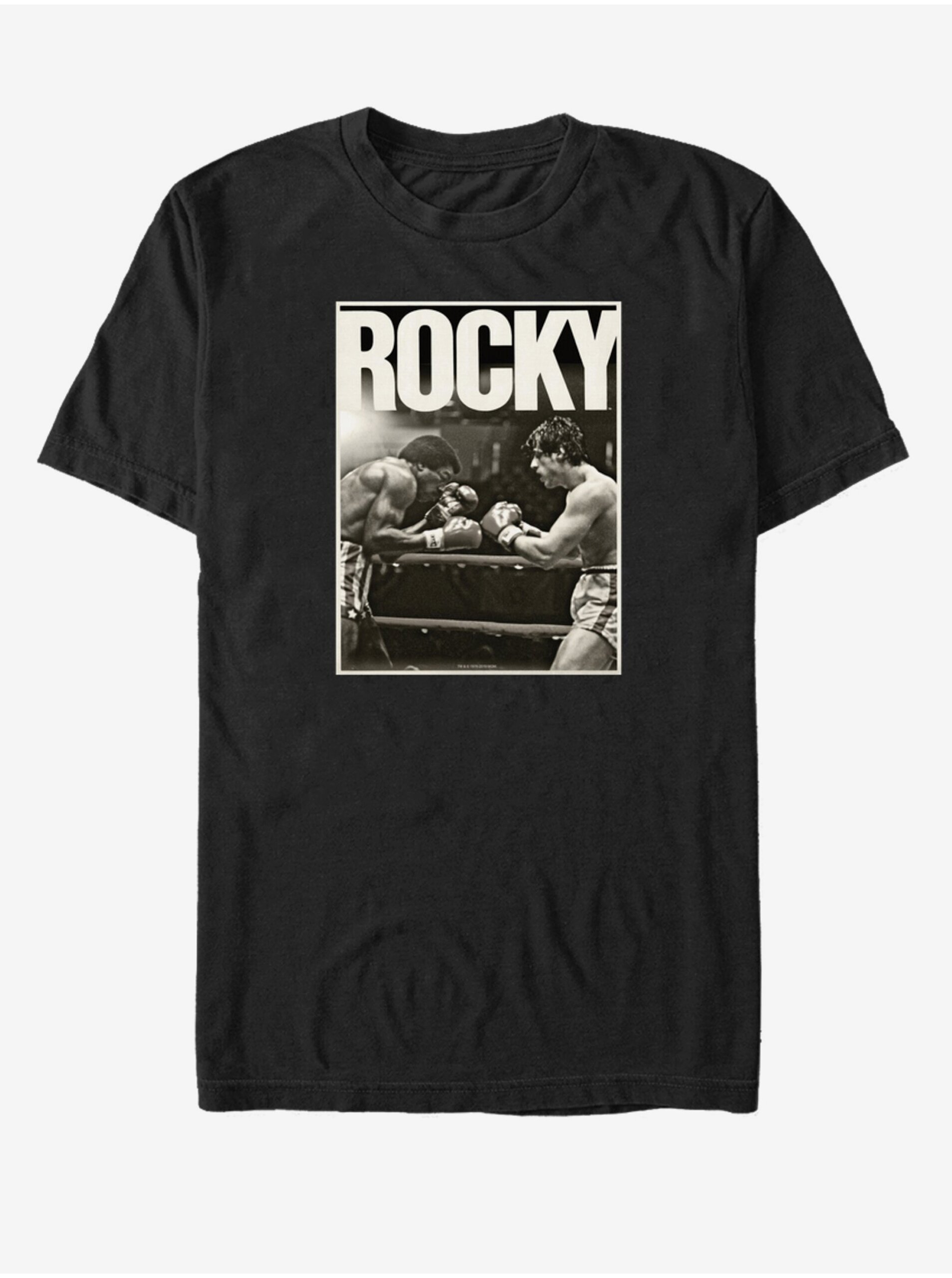 Levně Černé unisex tričko ZOOT.Fan Rockey Close Boxing