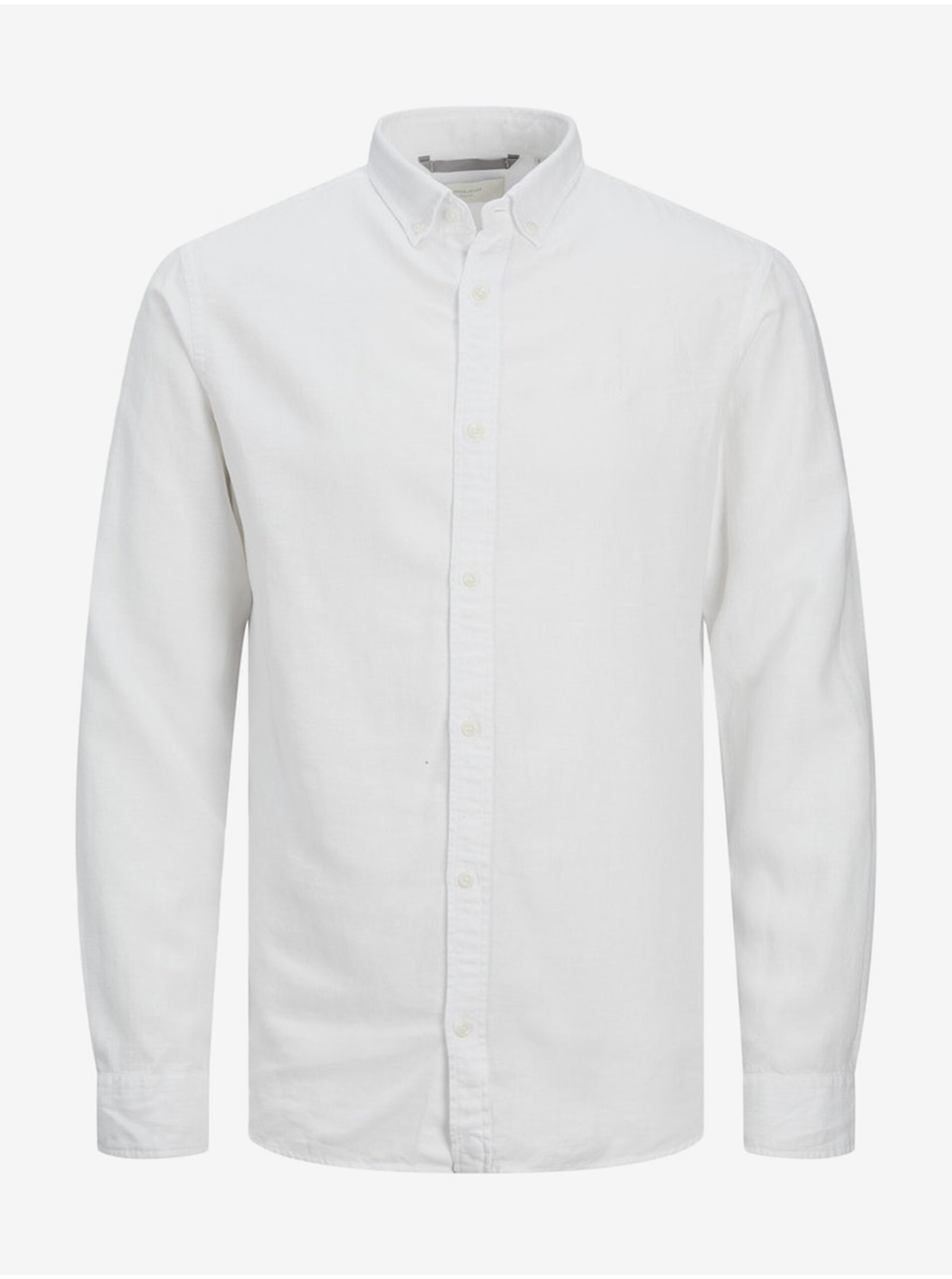 Levně Bílá pánská košile Jack & Jones Maze