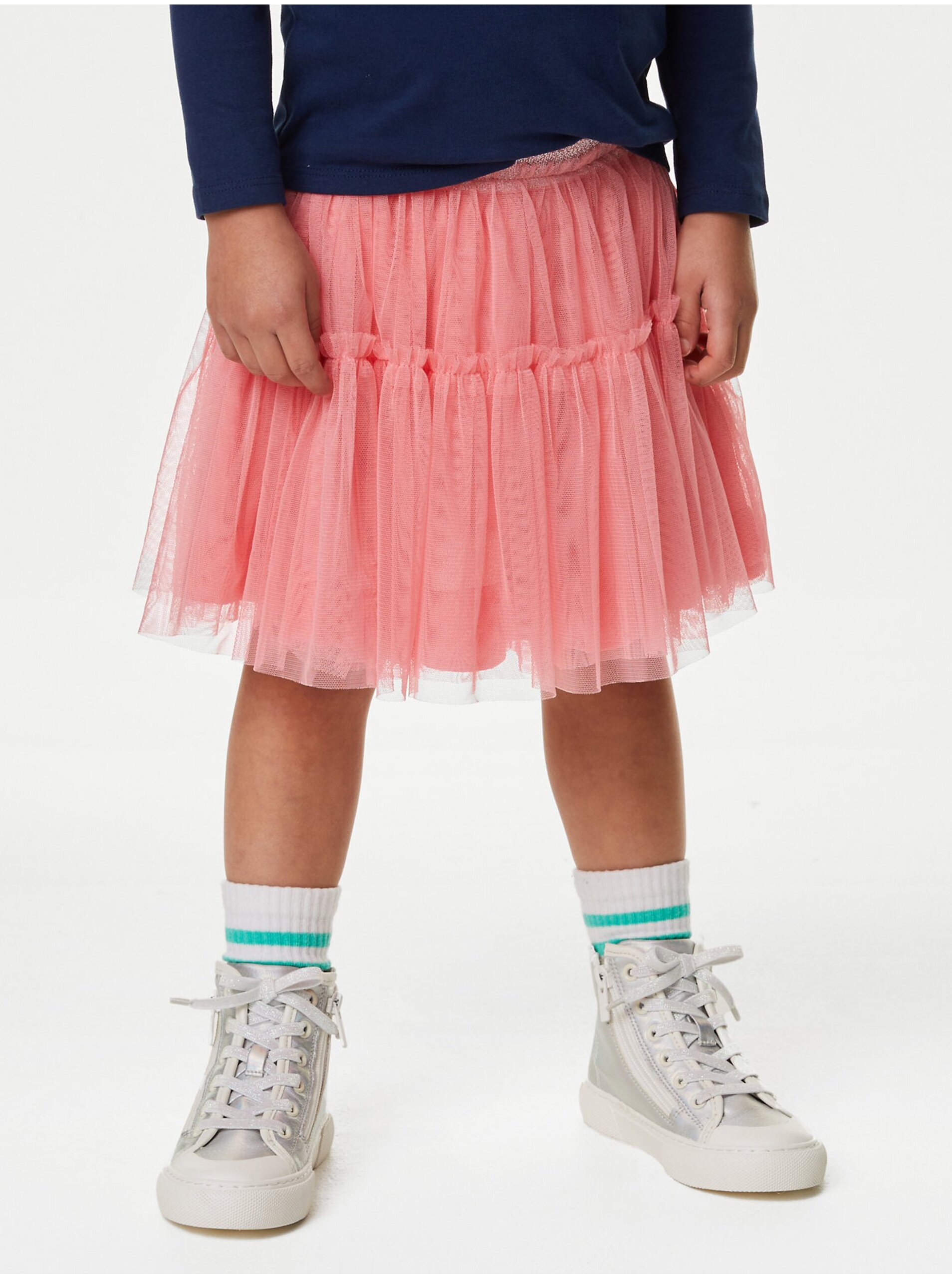 Levně Růžová holčičí sukně Marks & Spencer