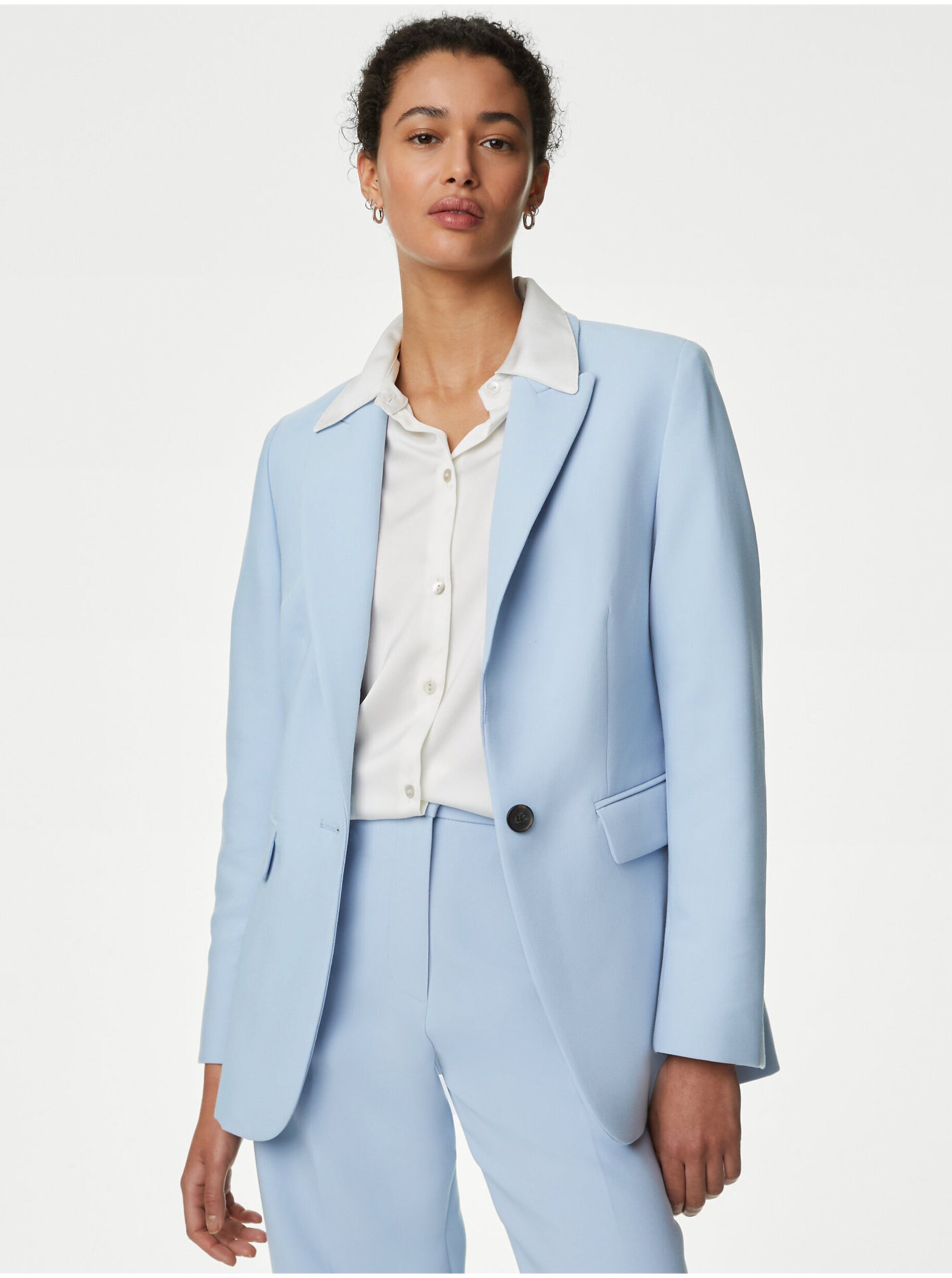E-shop Světle modré dámské sako Marks & Spencer