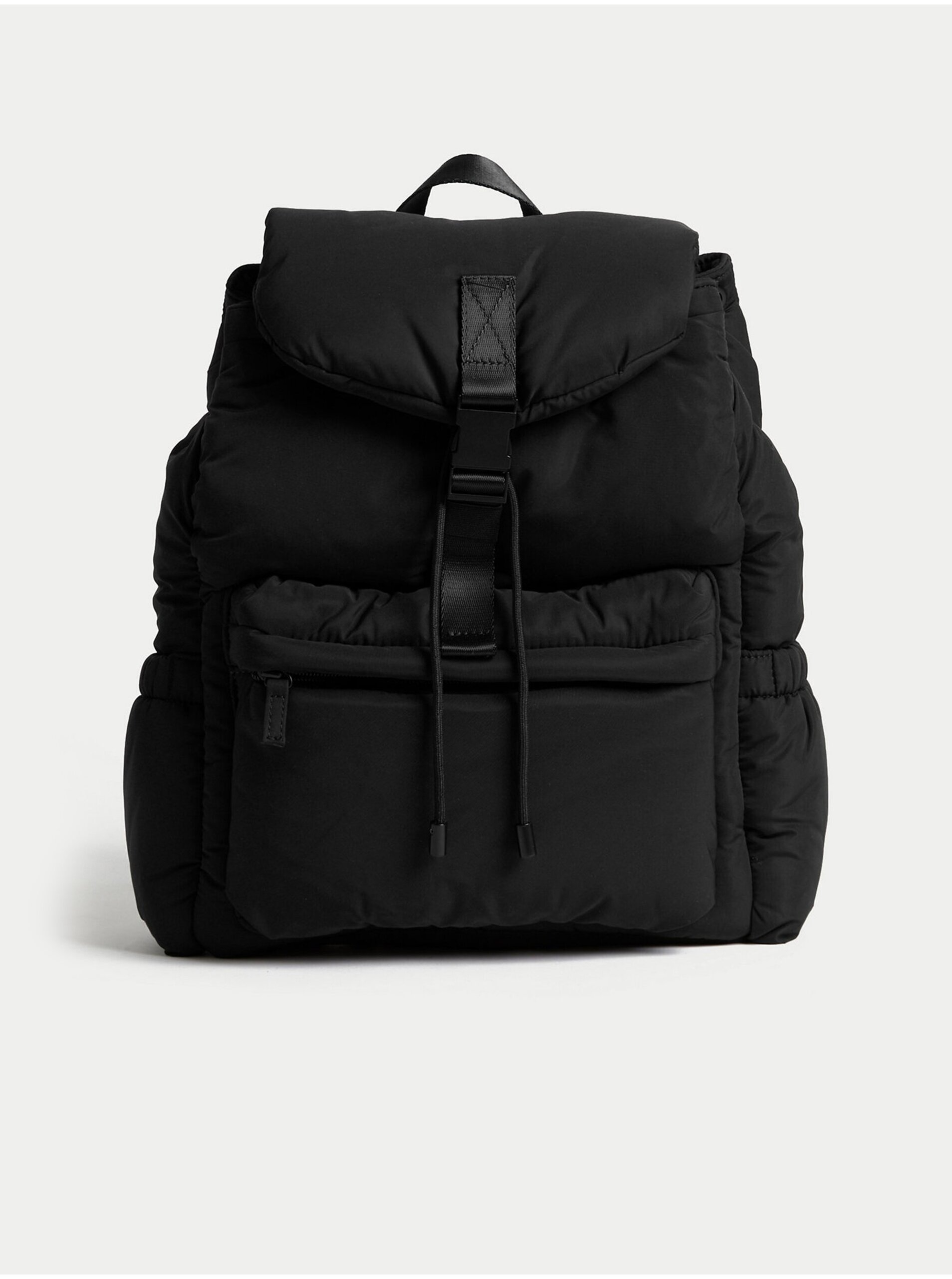 Levně Černý batoh se stahovací šňůrkou Marks & Spencer