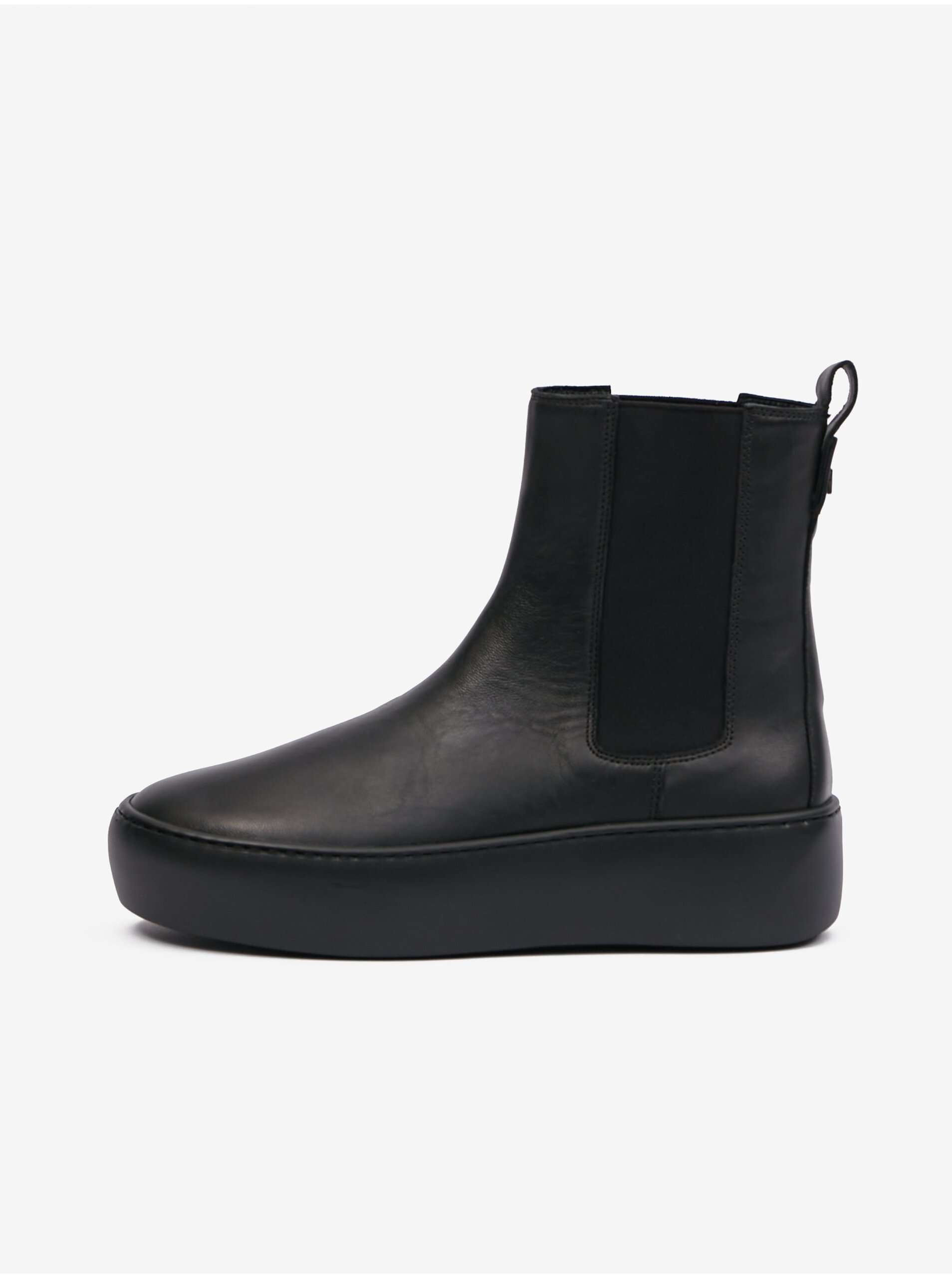 E-shop Černé dámské kožené chelsea boty na platformě Högl Connor