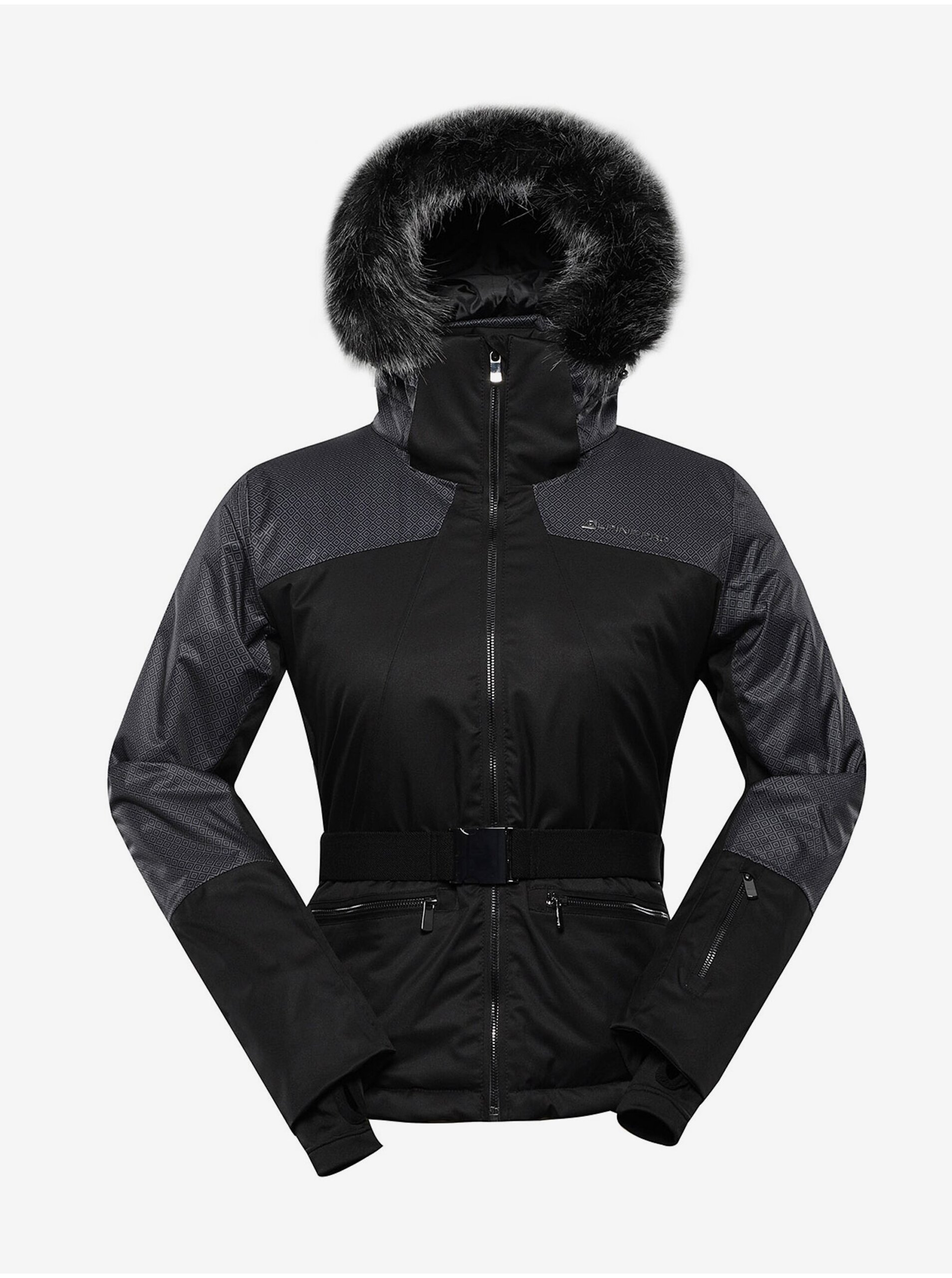 E-shop Černá dámská lyžařská bunda s membránou PTX ALPINE PRO Olada