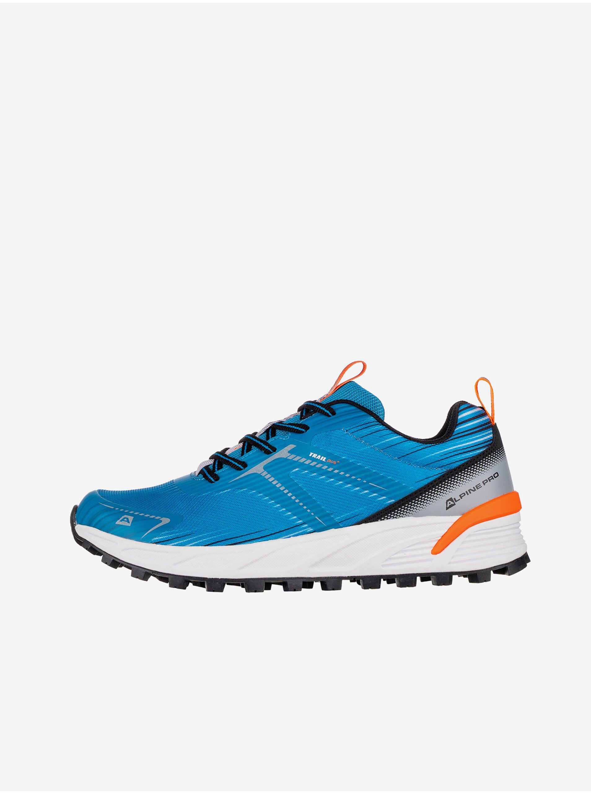 E-shop Modré pánské sportovní boty s antibakteriální stélkou ALPINE PRO Hermone