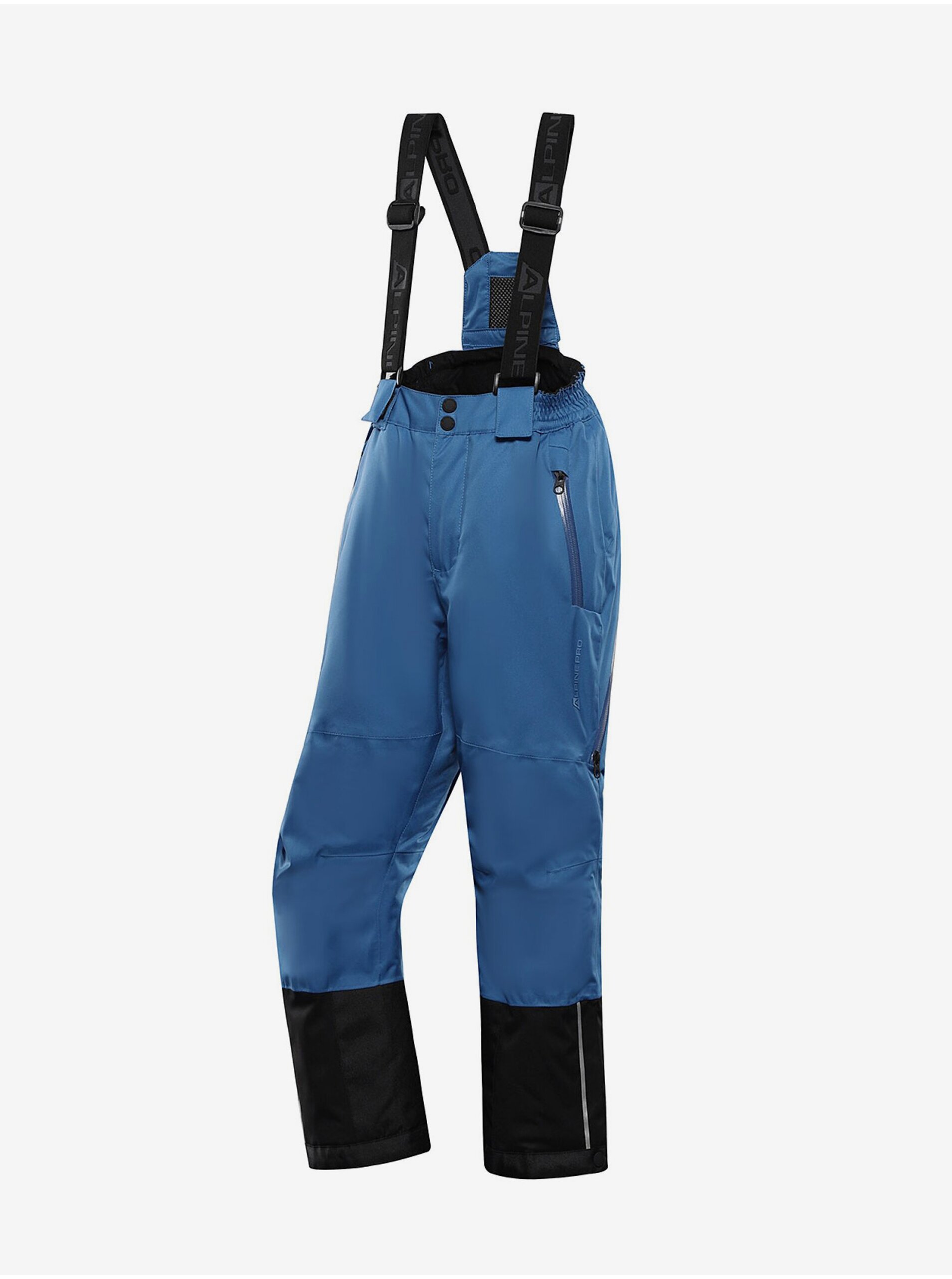 Levně Tmavě modré dětské lyžařské kalhoty s membránou ptx ALPINE PRO Osago