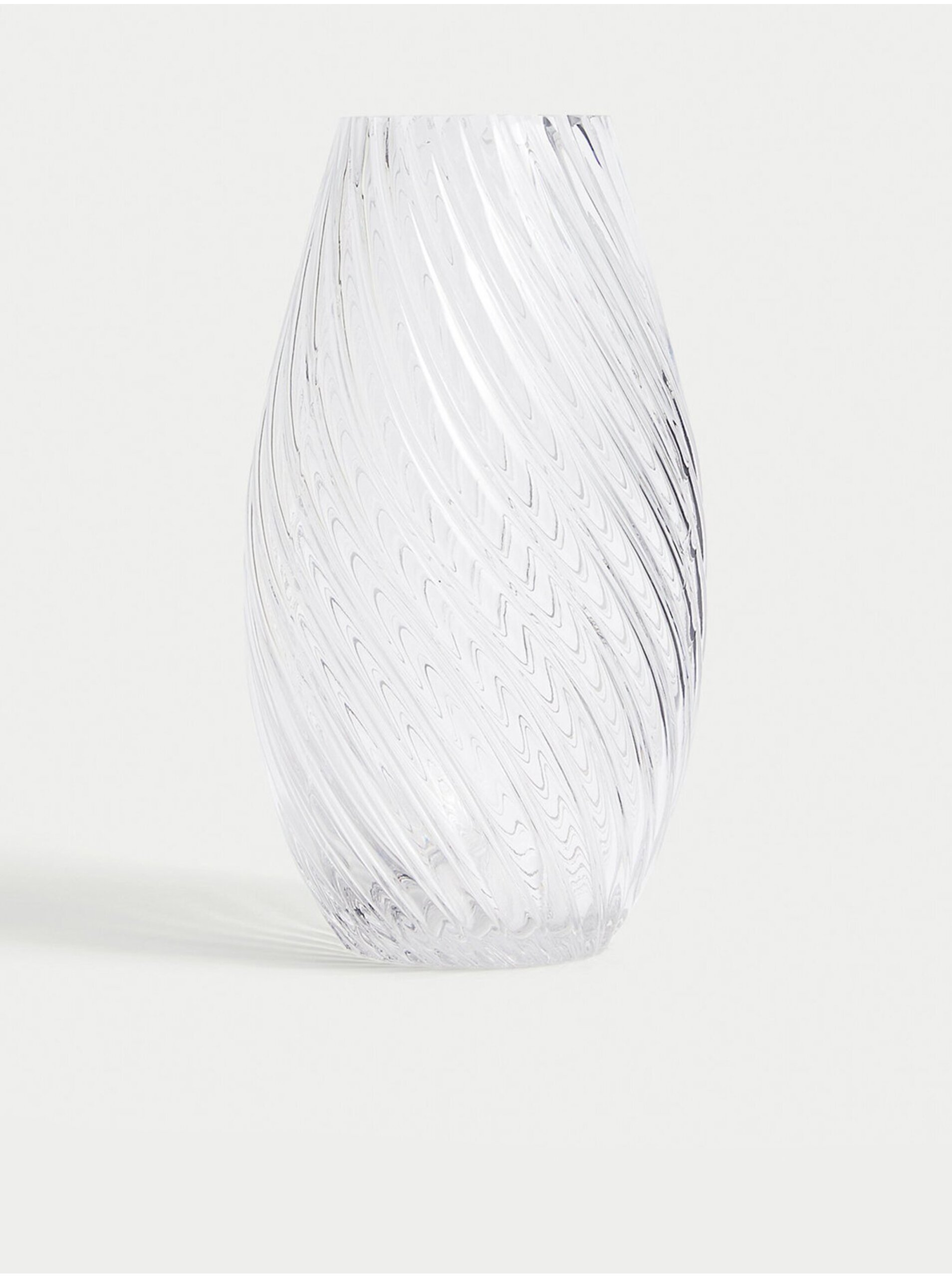 Levně Velká texturovaná váza ve tvaru slzy Marks & Spencer