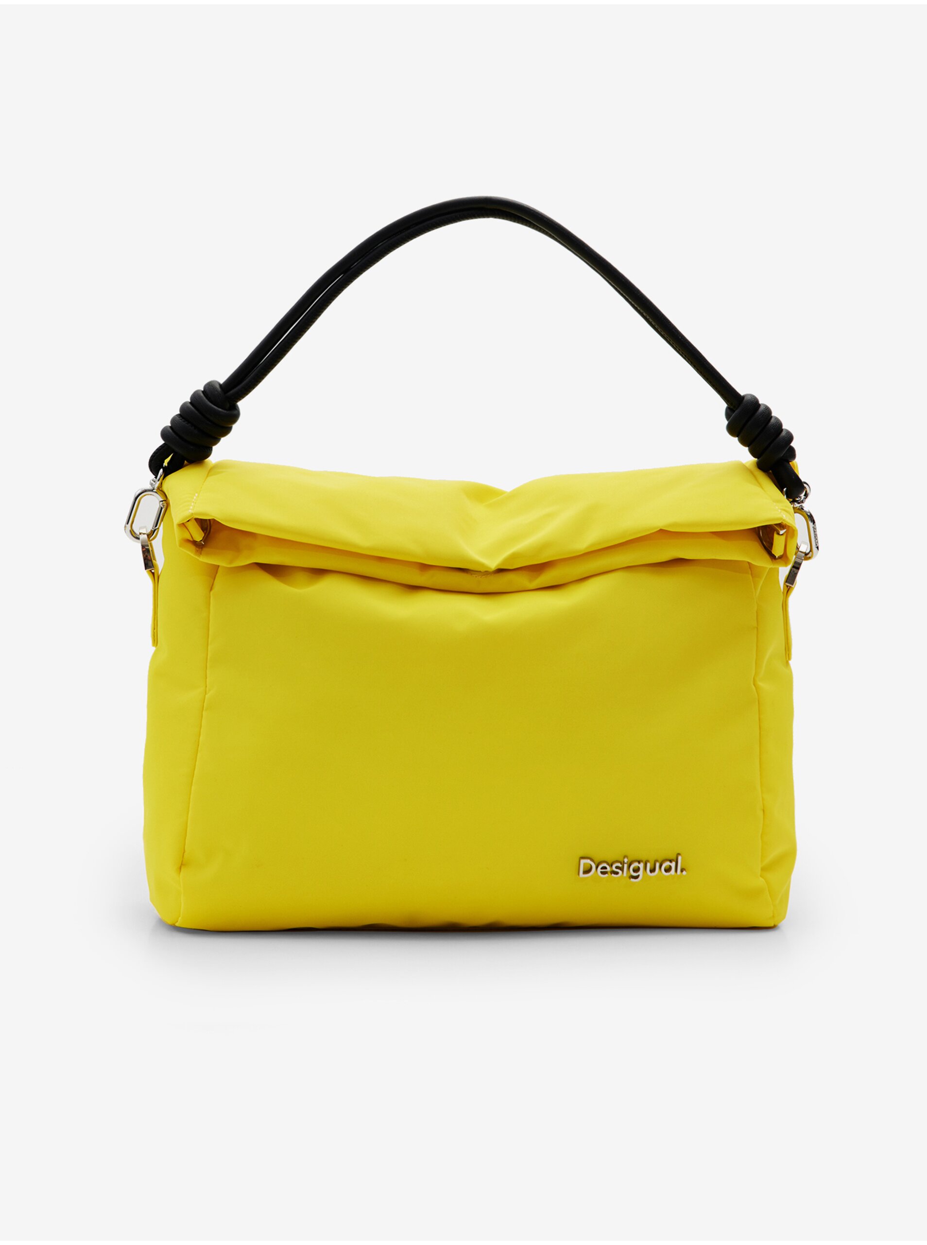 Levně Žlutá dámská kabelka Desigual Priori Loverty 3.0