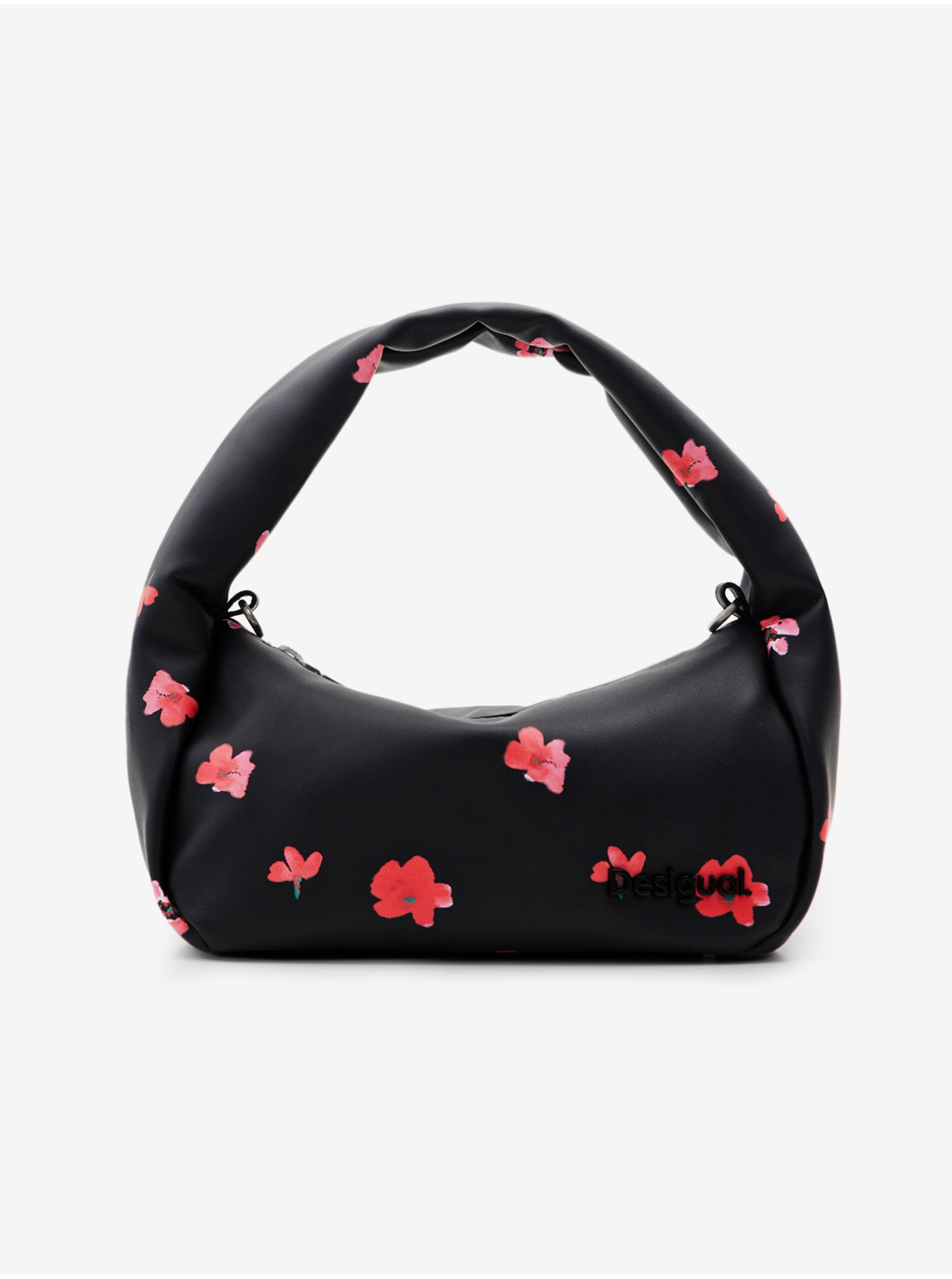 E-shop Čierna dámska kvetovaná kabelka Desigual Circa Scott