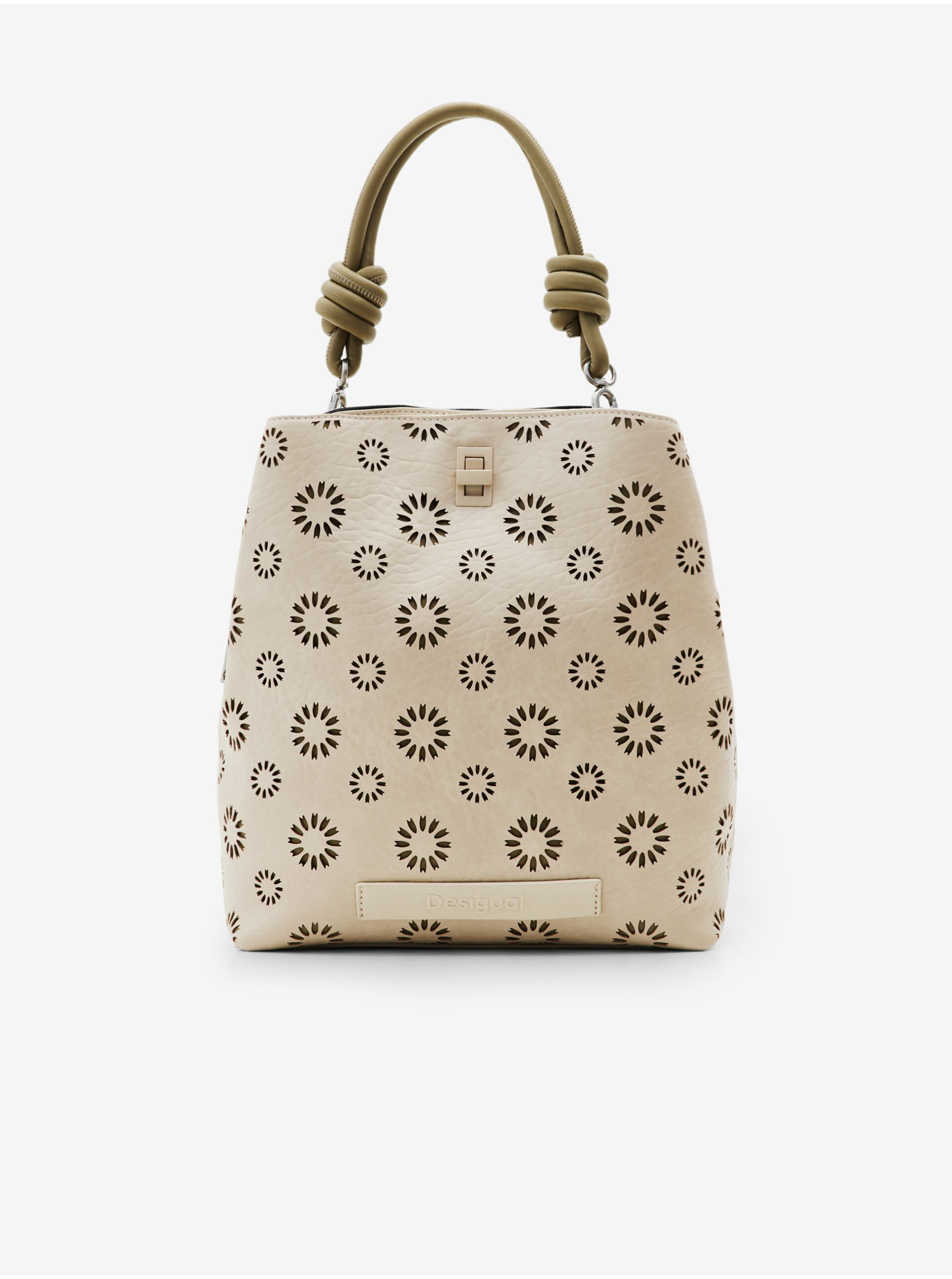 E-shop Béžový dámský vzorovaný batoh Desigual Amorina Sumy Mini