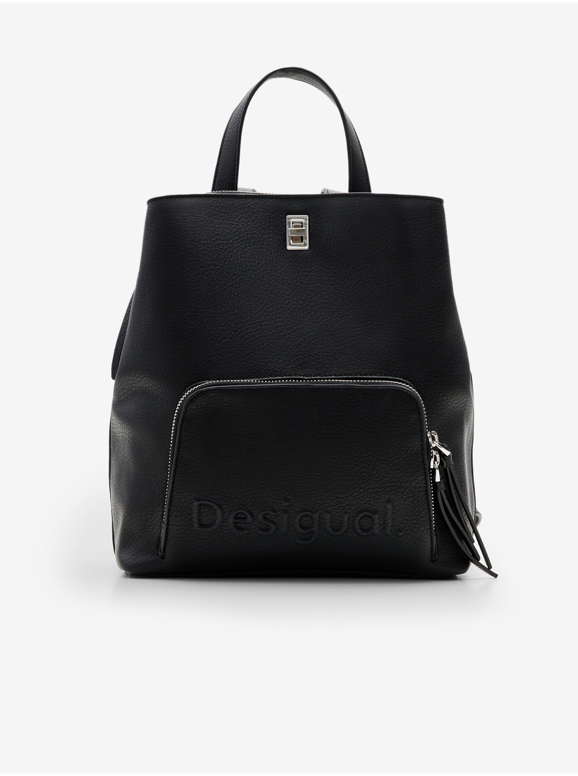 E-shop Černý dámský batoh Desigual Half Logo 24 Sumy Mini