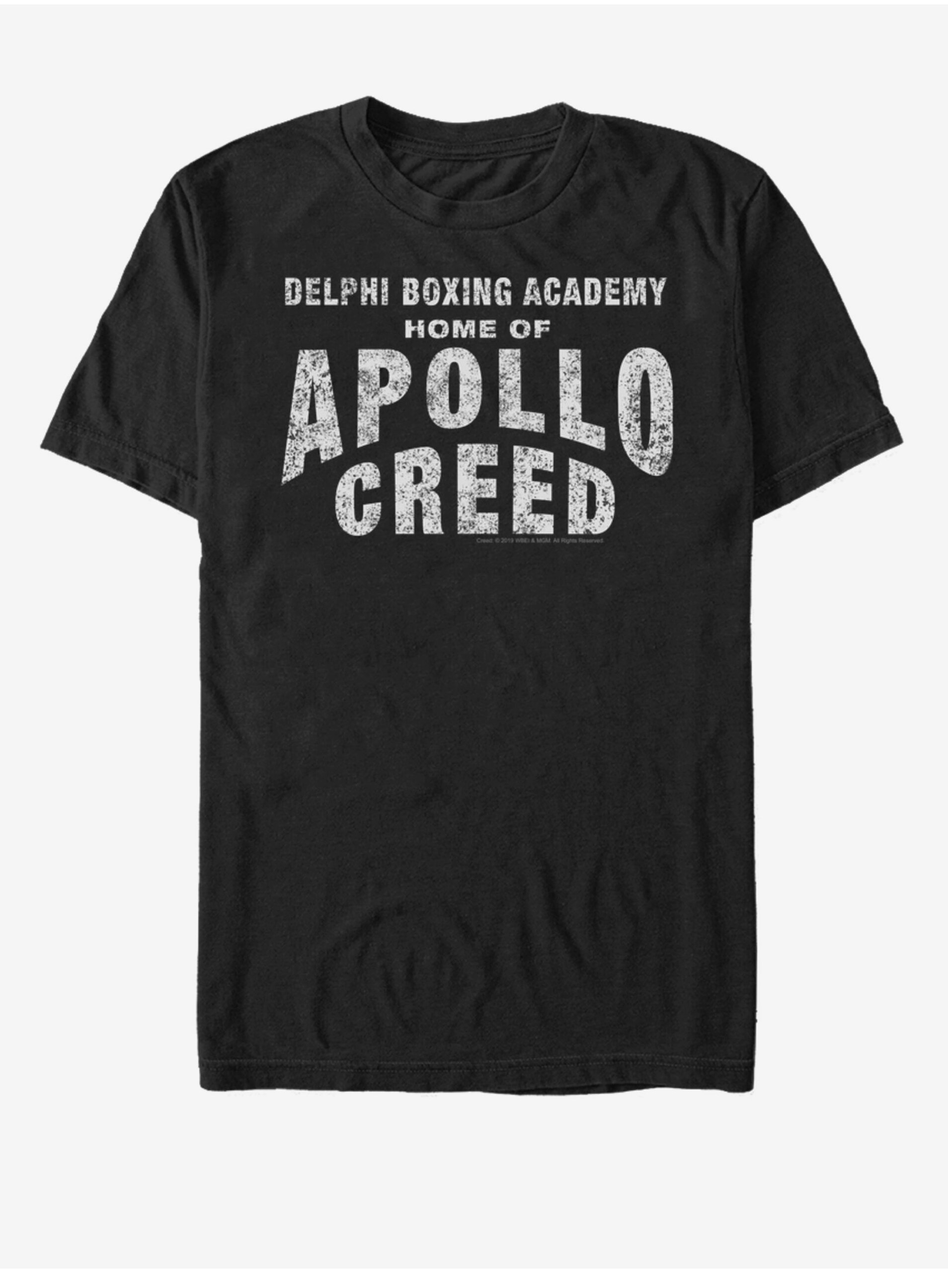 Levně Černé unisex tričko ZOOT.Fan MGM Apollo Creed